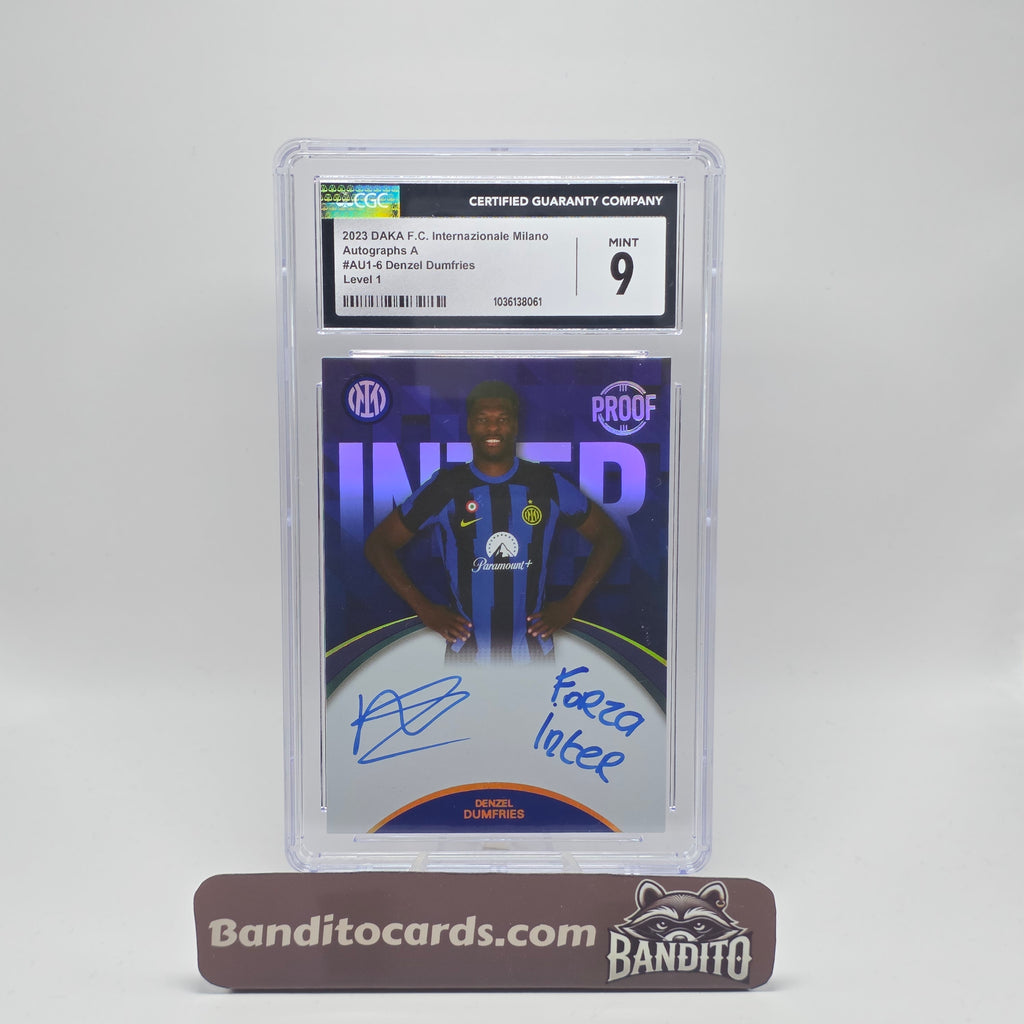2023 Daka Inter Denzel Dumfries auto on card /40