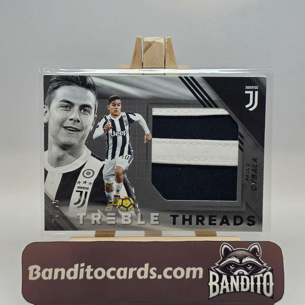 2018-19 Panini Treble Paulo Dybala patch match worn /75 - Juventus