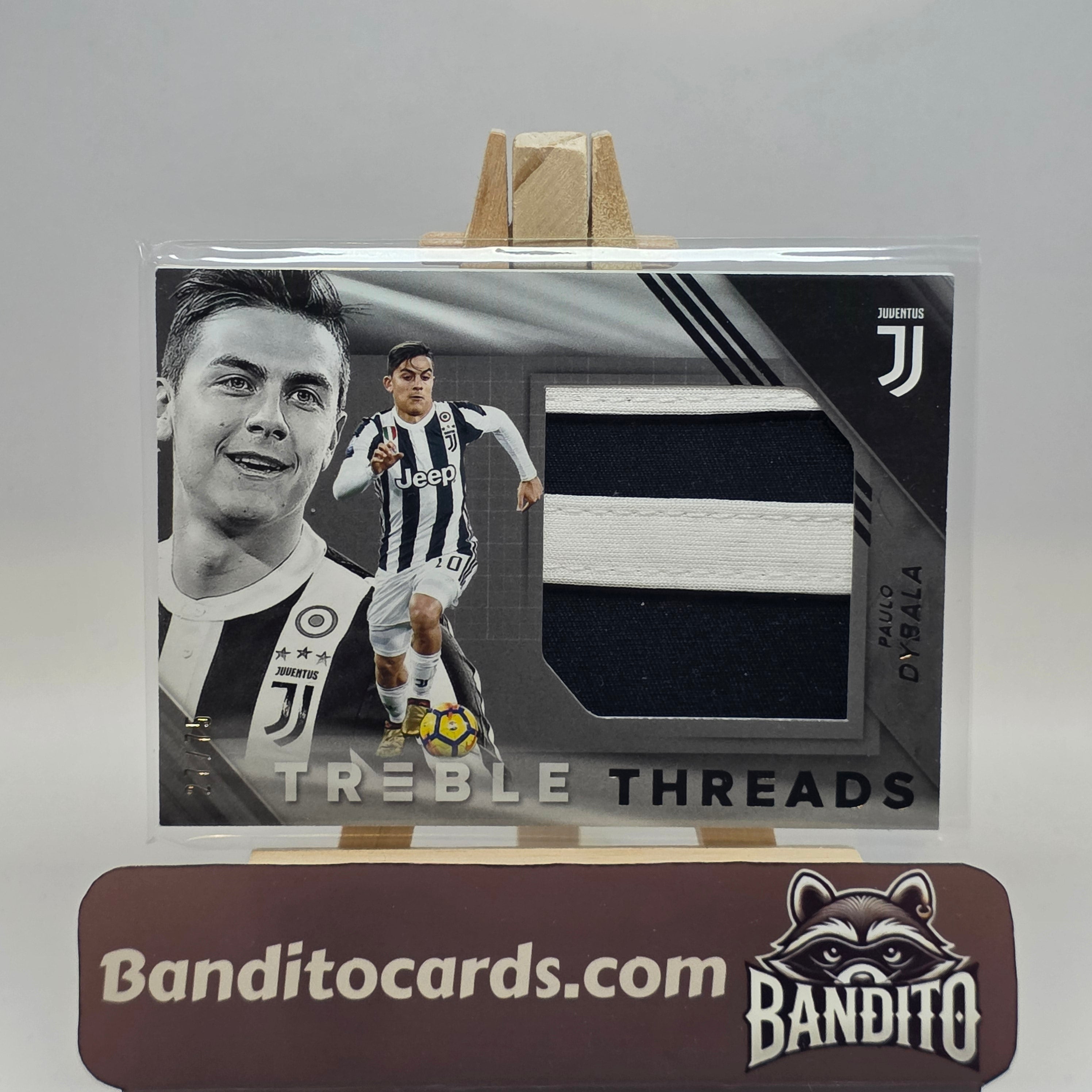 2018-19 Panini Treble Paulo Dybala patch match worn /75 - Juventus