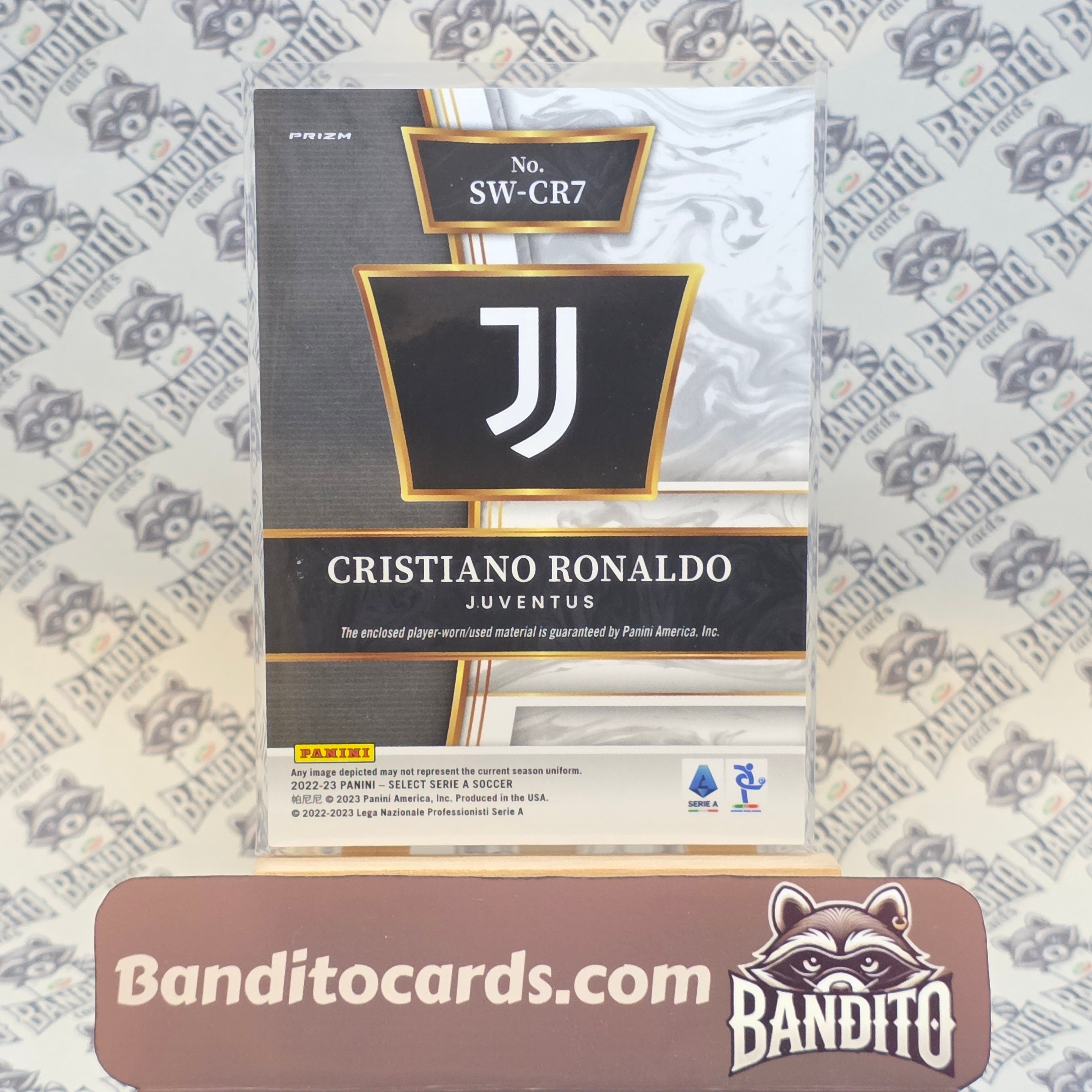 2022-23 Panini Select Serie A Cristiano Ronaldo Patch - Juventus