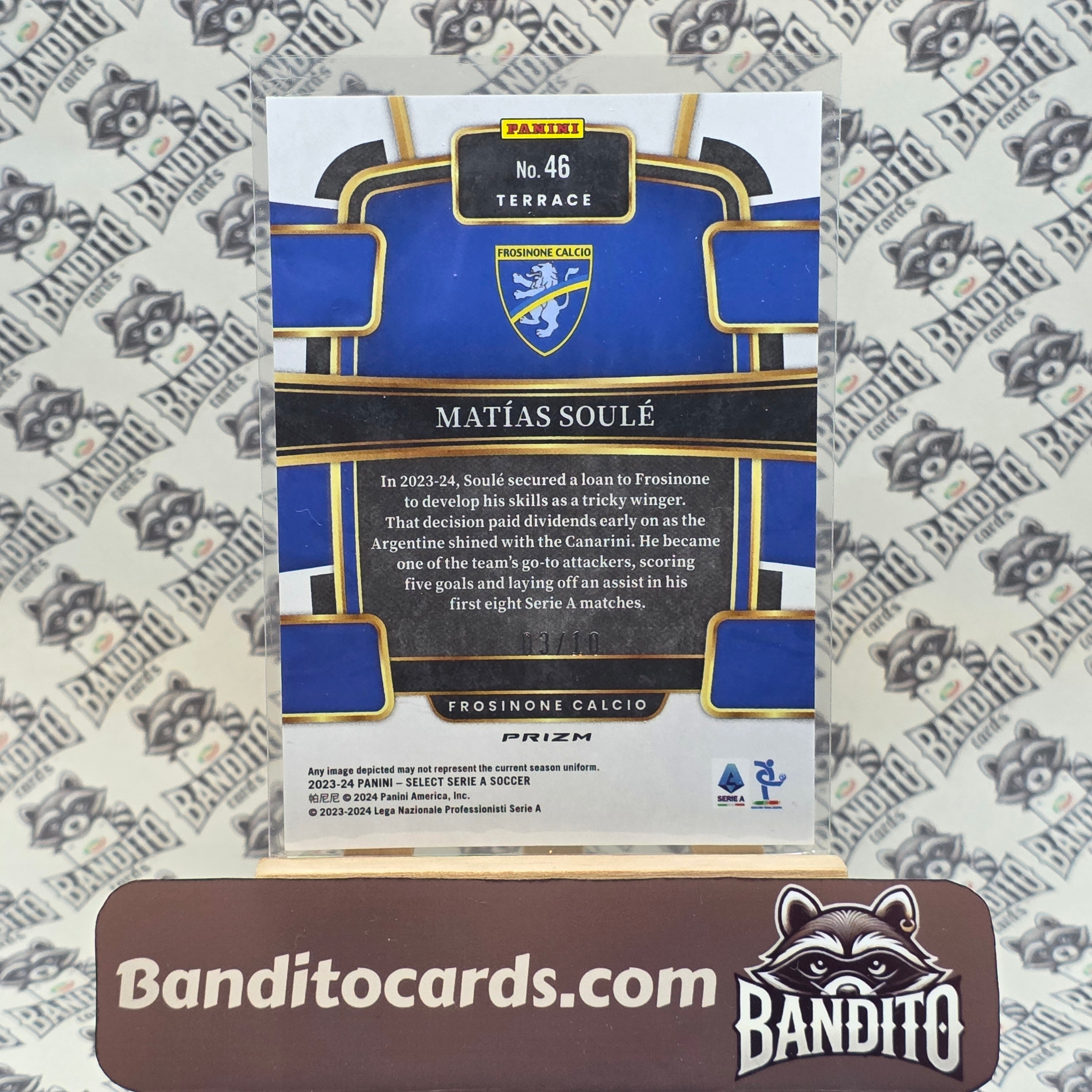 2023-24 Panini Select Serie A Matias Soule /10 - Frosinone
