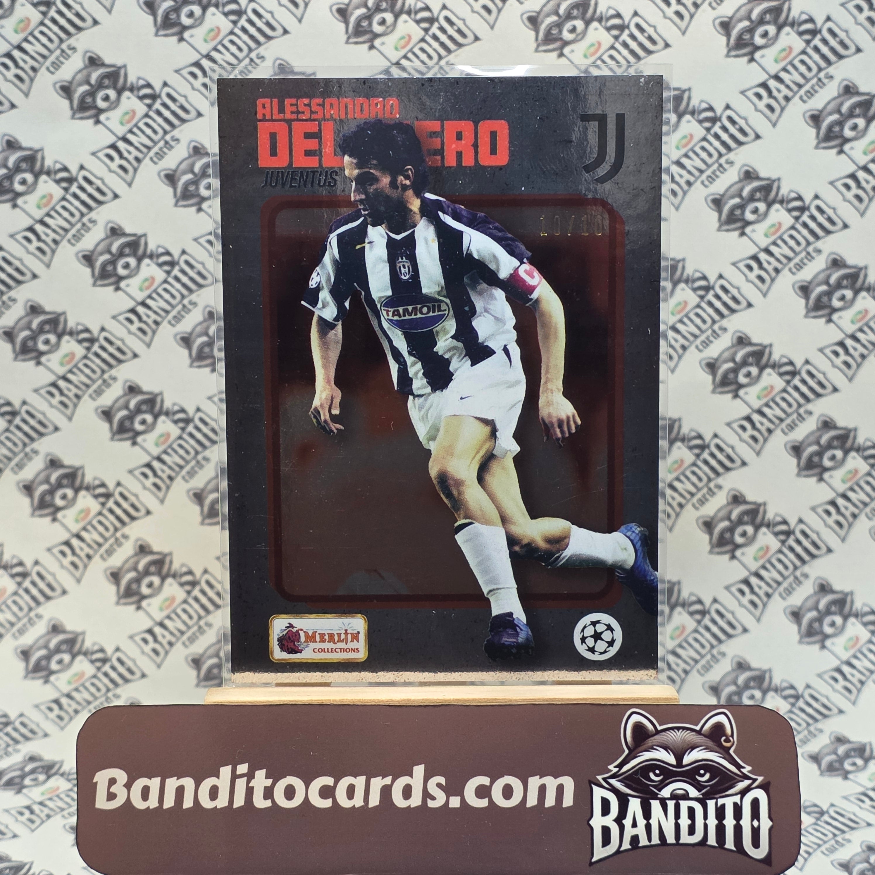 2021-22 Topps Merlin Heritage Alessandro Del Piero 10/10 number match - Juventus
