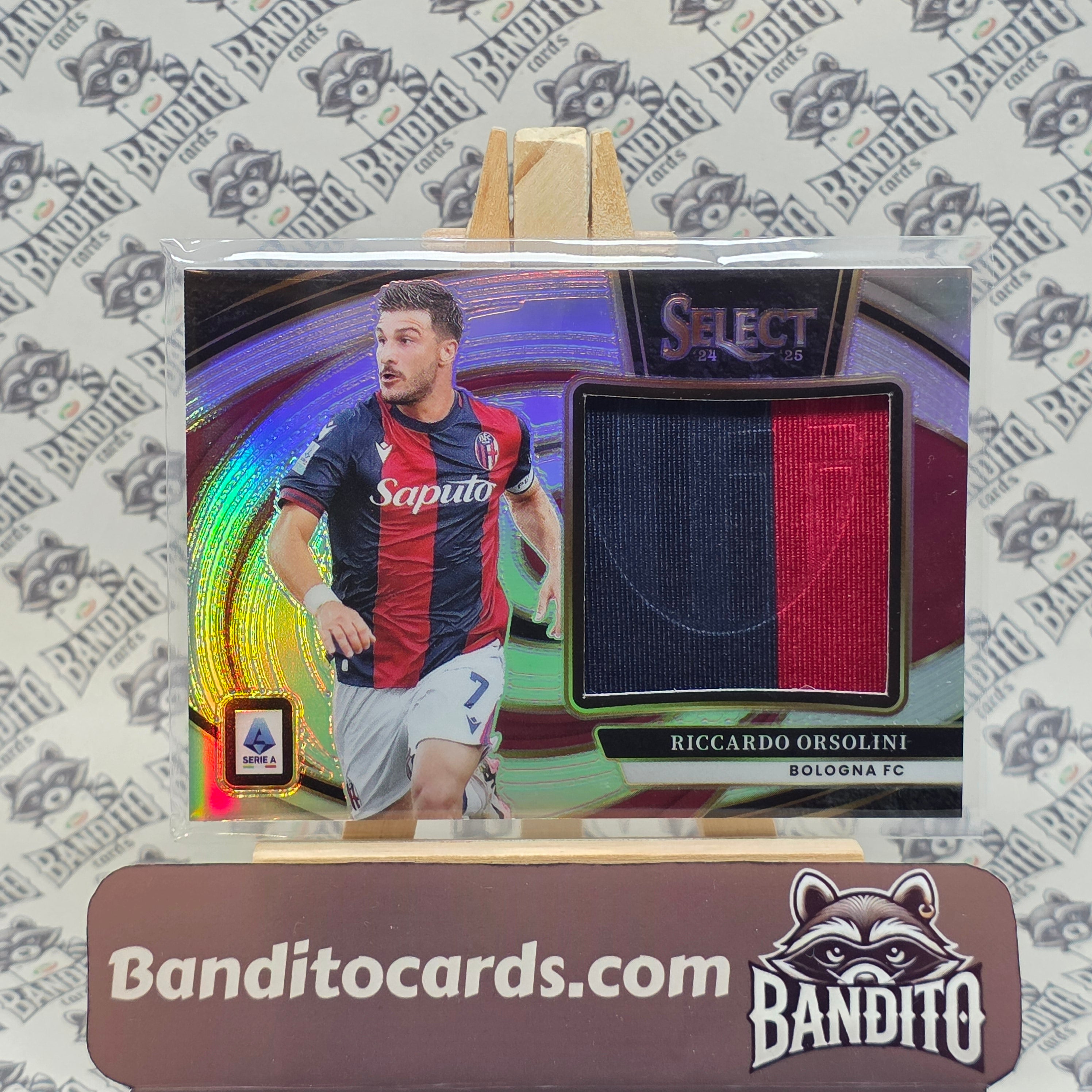 2024-25 Panini Select Serie A Riccardo Orsolini patch - Bologna