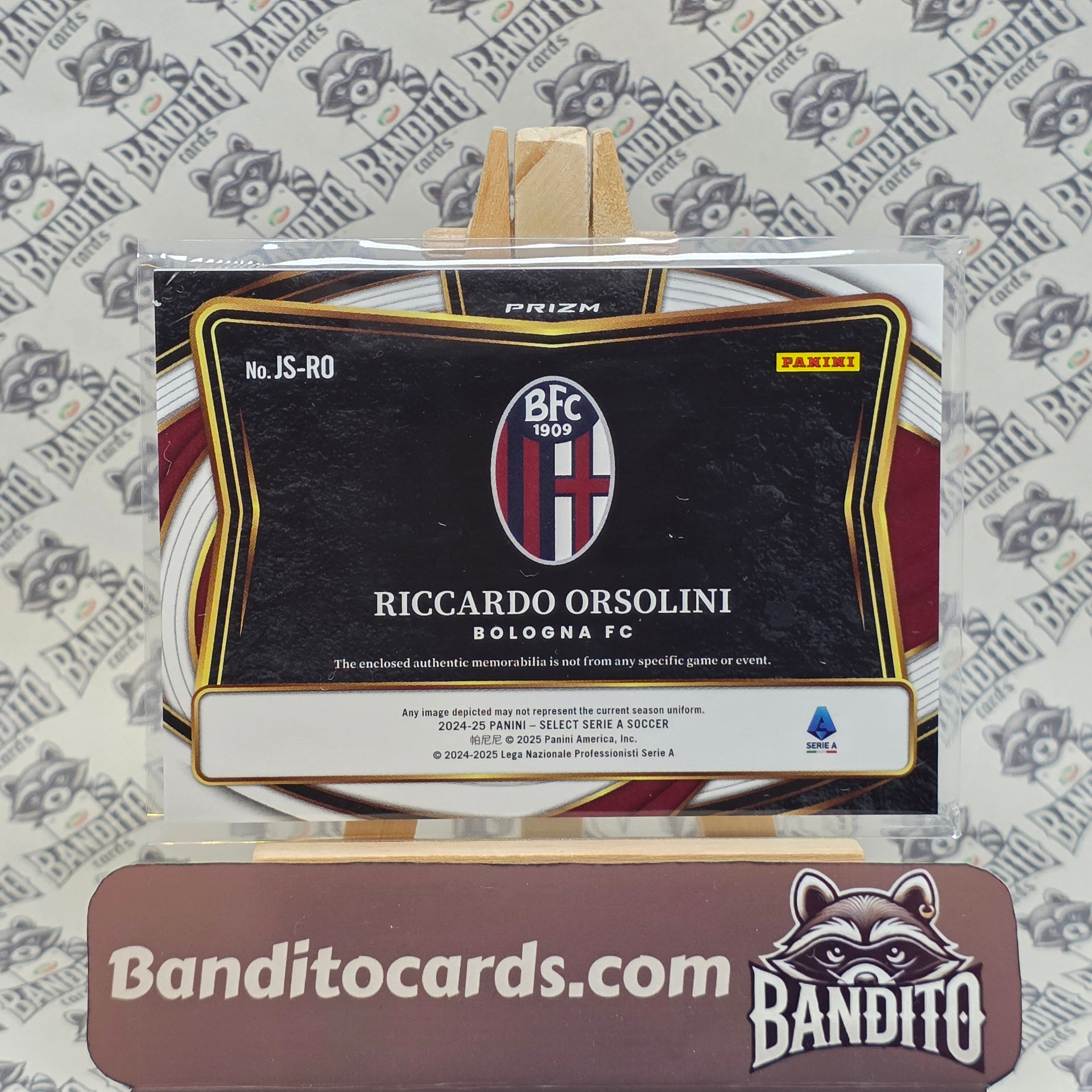 2024-25 Panini Select Serie A Riccardo Orsolini patch - Bologna