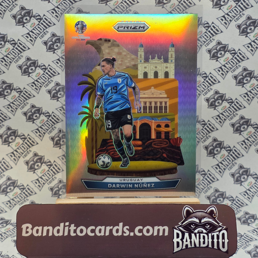 2024 Panini Select Prizm Copa America Darwin Nunez Landmarks SSP - Uruguay