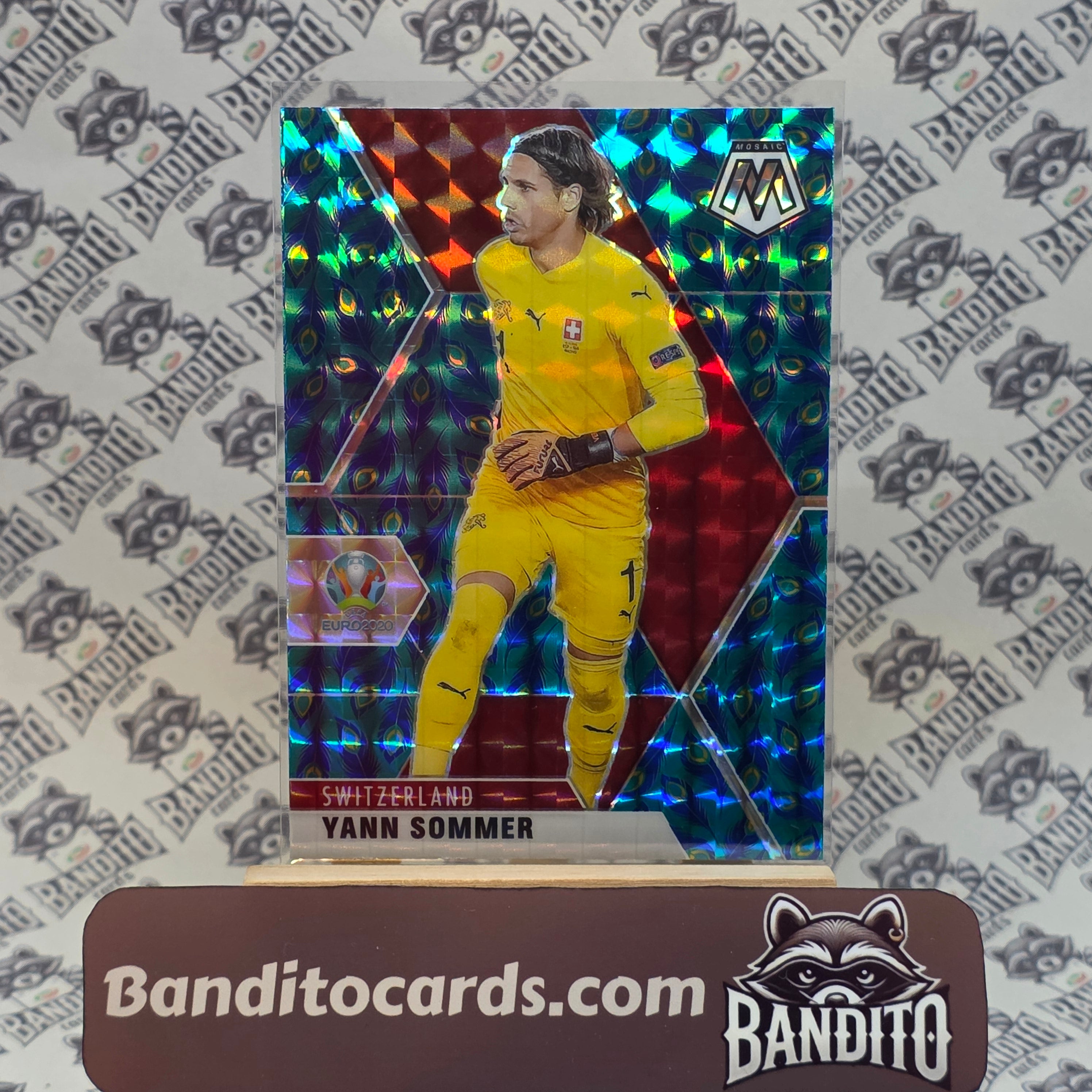 2021 Panini Mosaic Yann Sommer Peacock - Switzerland