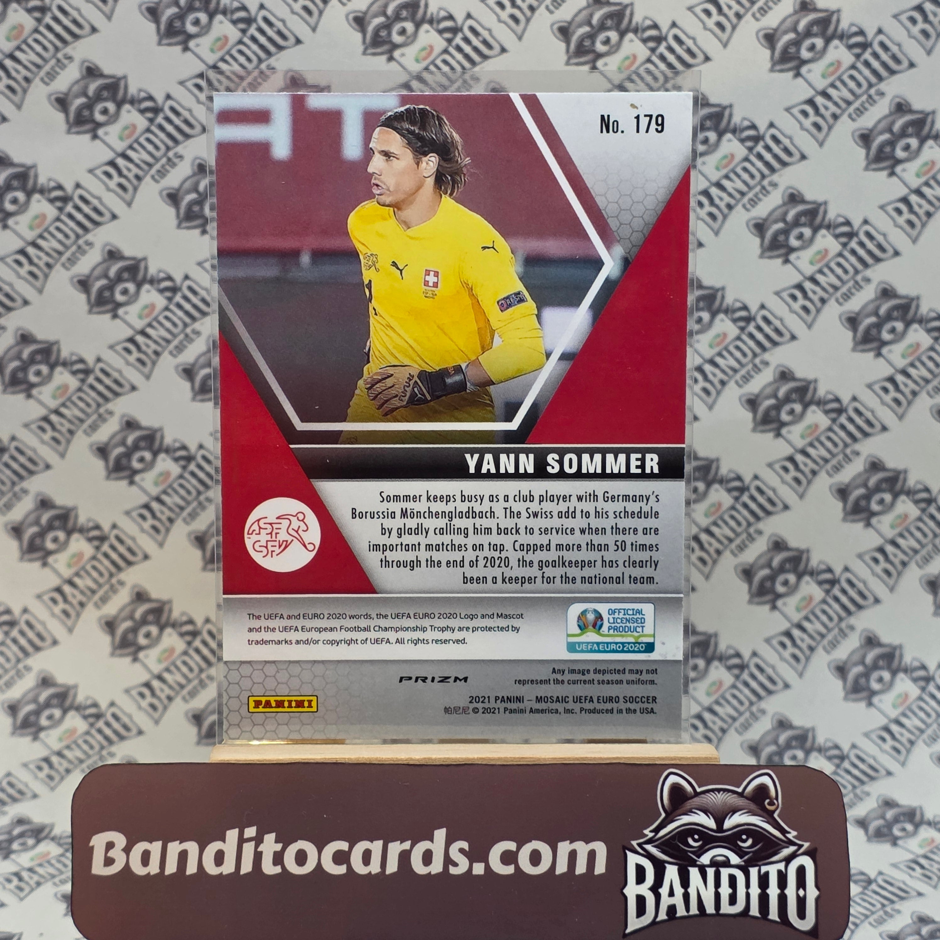 2021 Panini Mosaic Yann Sommer Peacock - Switzerland