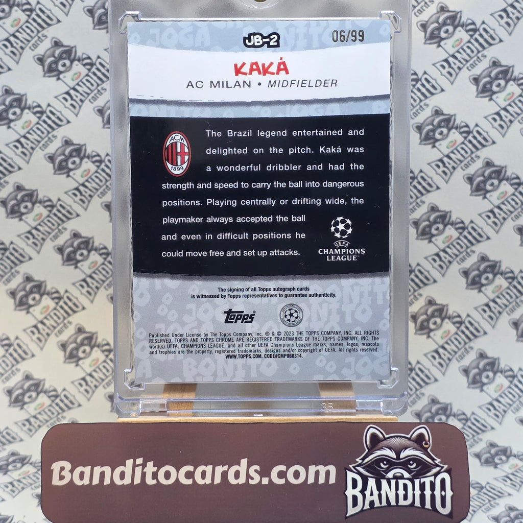 2023-24 Topps Chrome Kaka auto /99 Joga Bonito - AC Milan