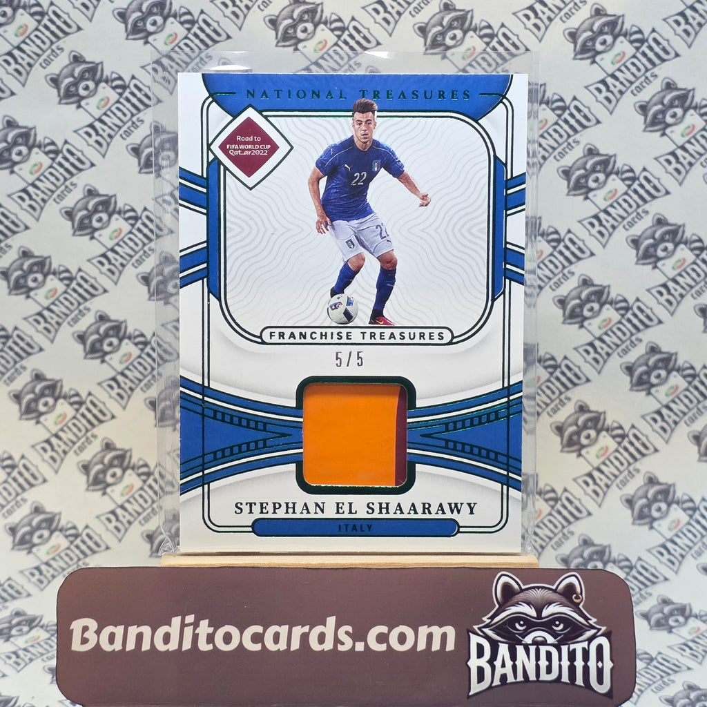 2022 Panini National Treasures Stephan El Shaarawy patch /5 - Italy