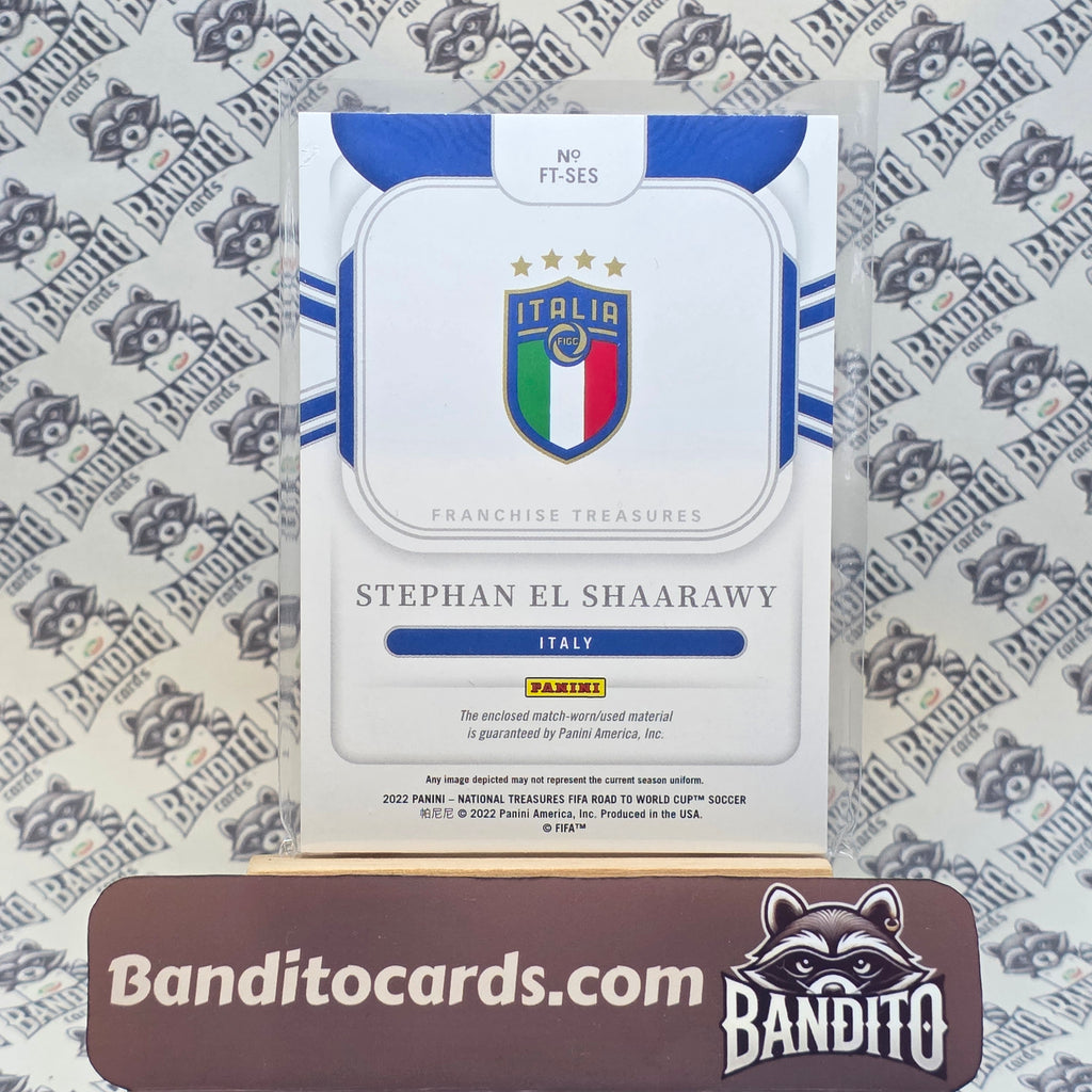 2022 Panini National Treasures Stephan El Shaarawy patch /5 - Italy