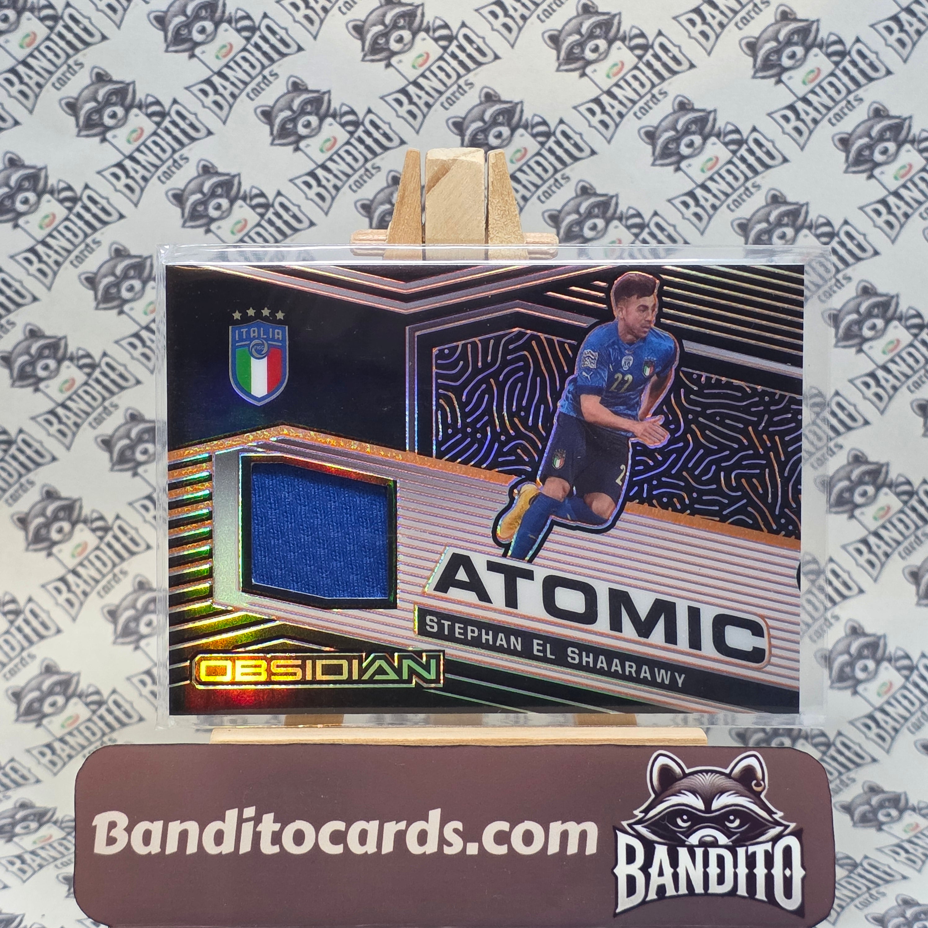 2020-21 Panini Obsidian Stephan El Shaarawy patch /50 - Italy