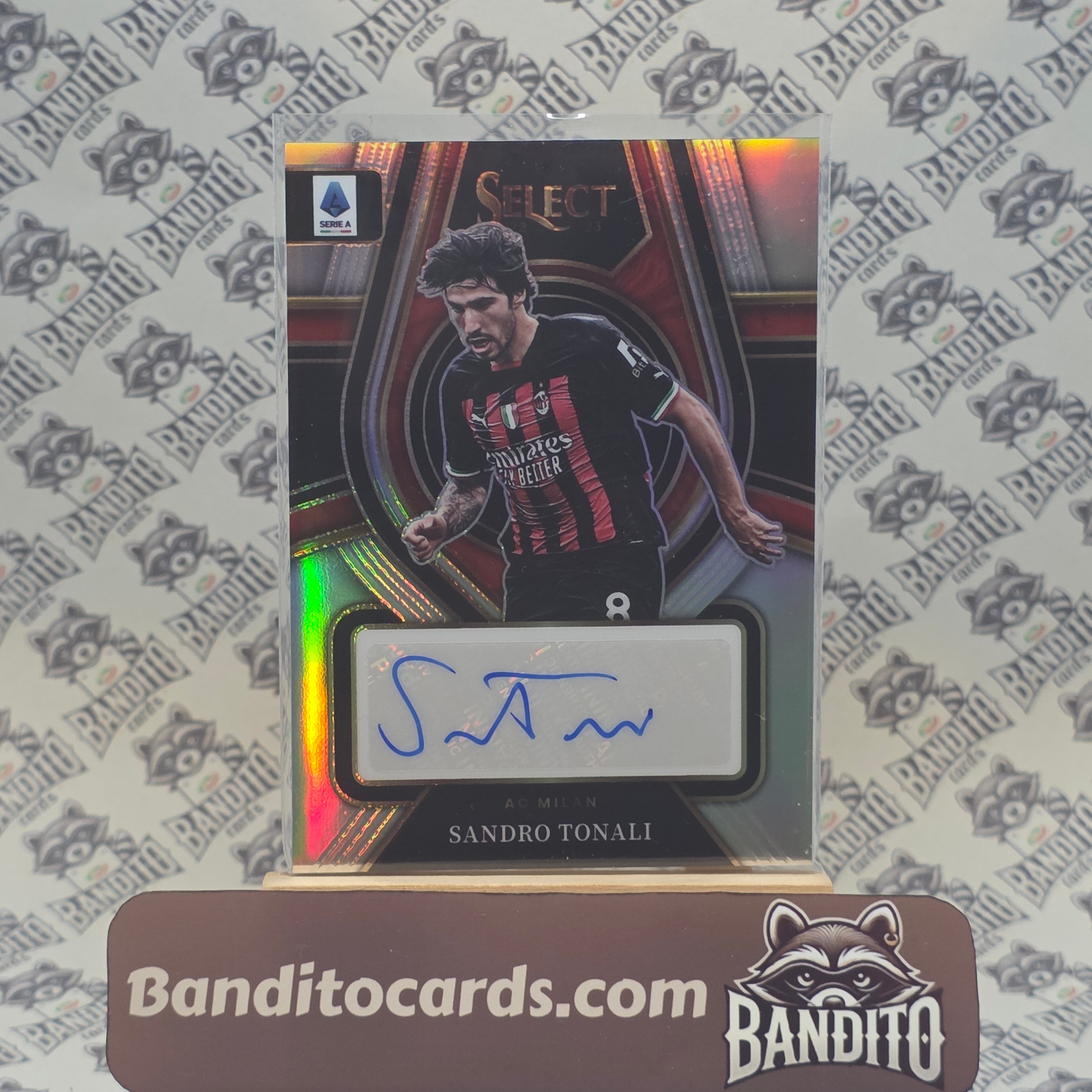 2022-23 Panini Select Serie A Sandro Tonali auto - AC Milan