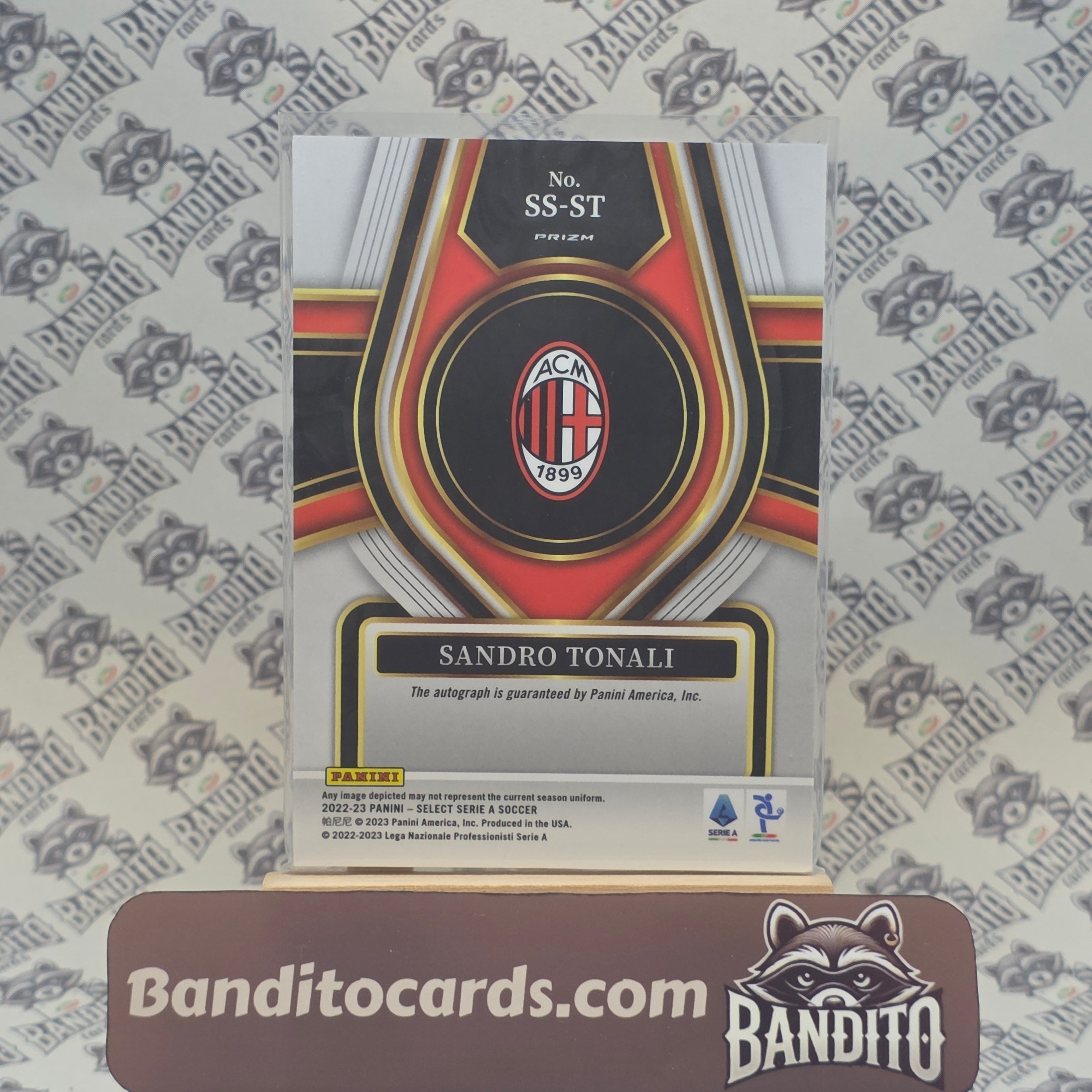 2022-23 Panini Select Serie A Sandro Tonali auto - AC Milan