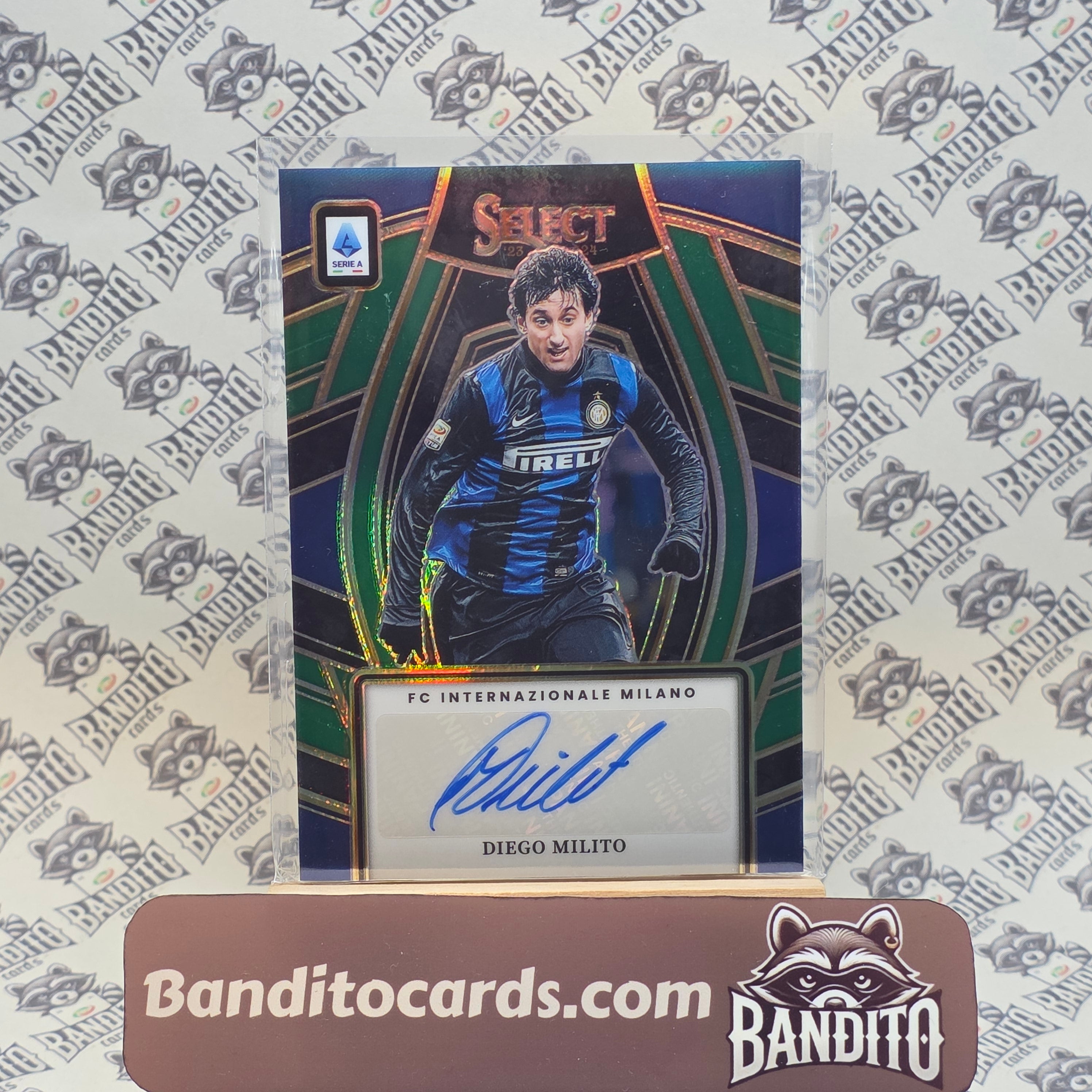 2023-24 Panini Select Serie A Diego Milito auto /5 - Inter