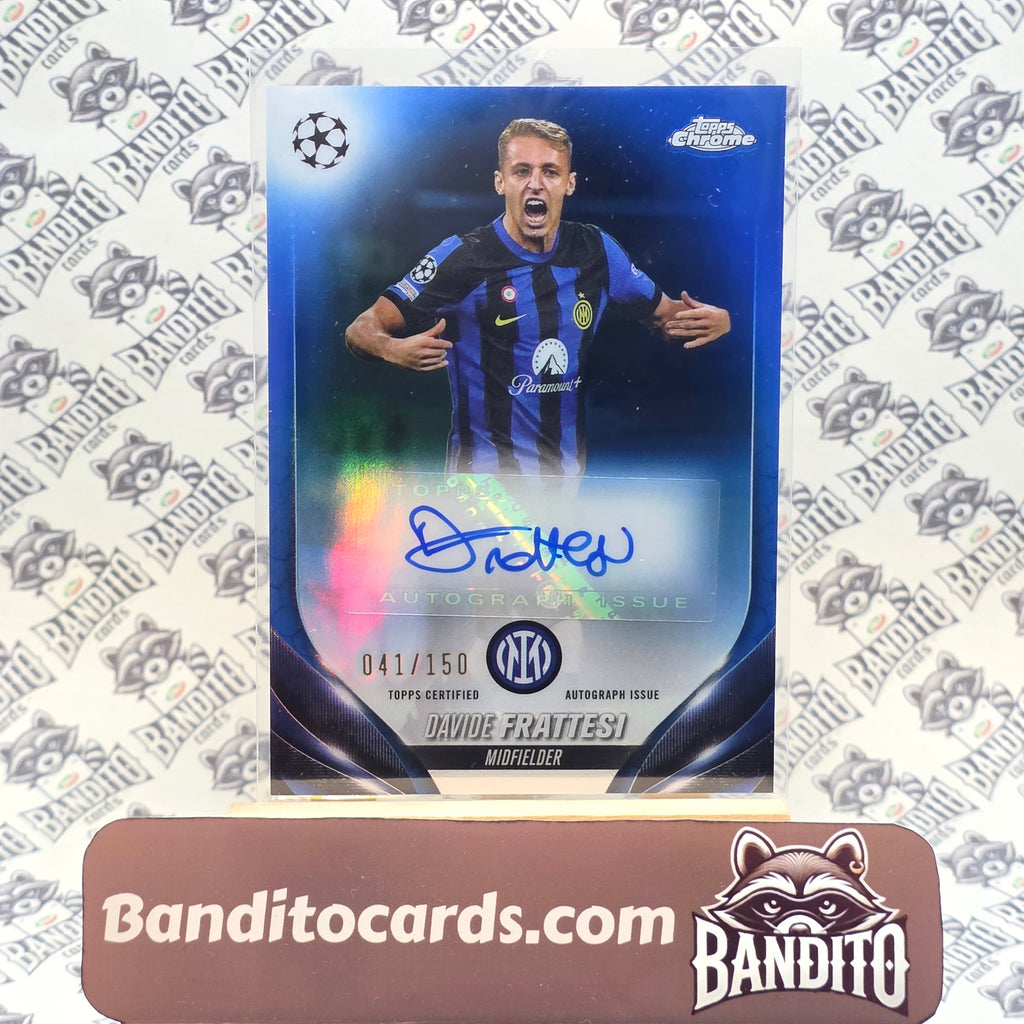 2023-24 Topps Chrome Davide Frattesi auto /150 color match - Inter
