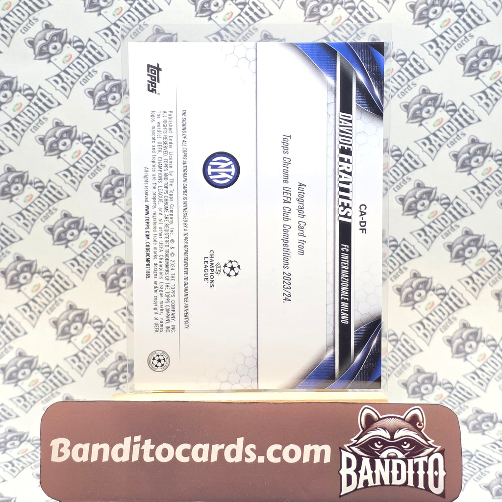 2023-24 Topps Chrome Davide Frattesi auto /150 color match - Inter