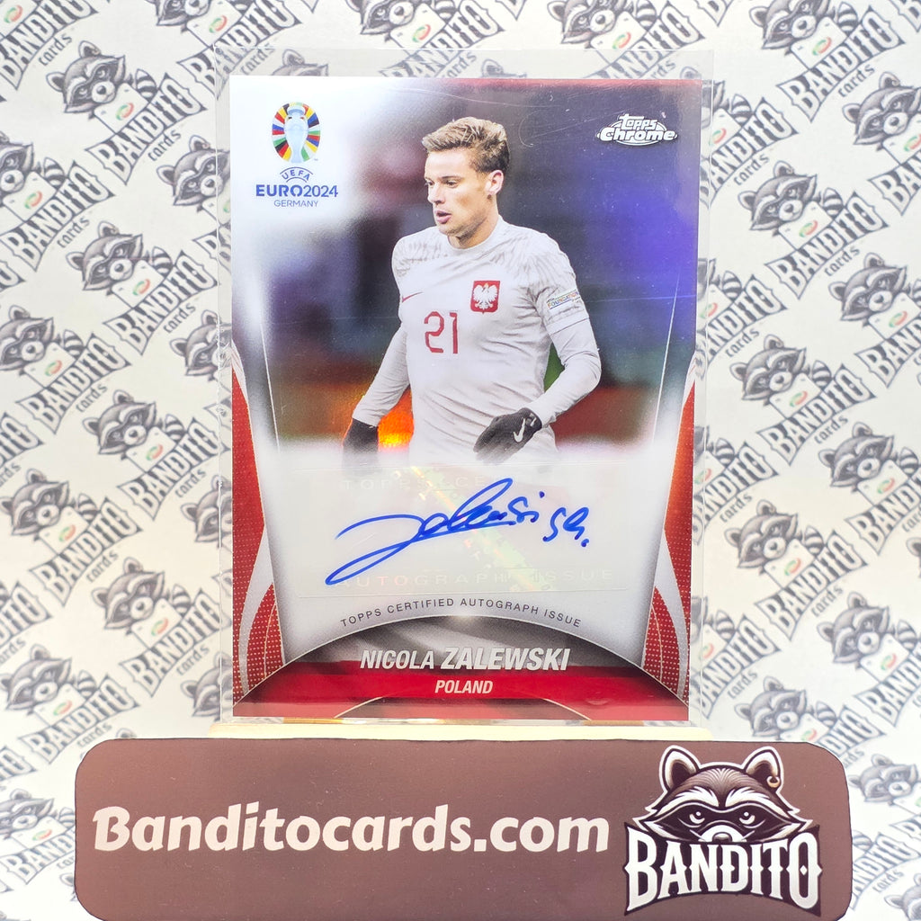 2024 Topps Chrome Euro Nicola Zalewski auto - Poland