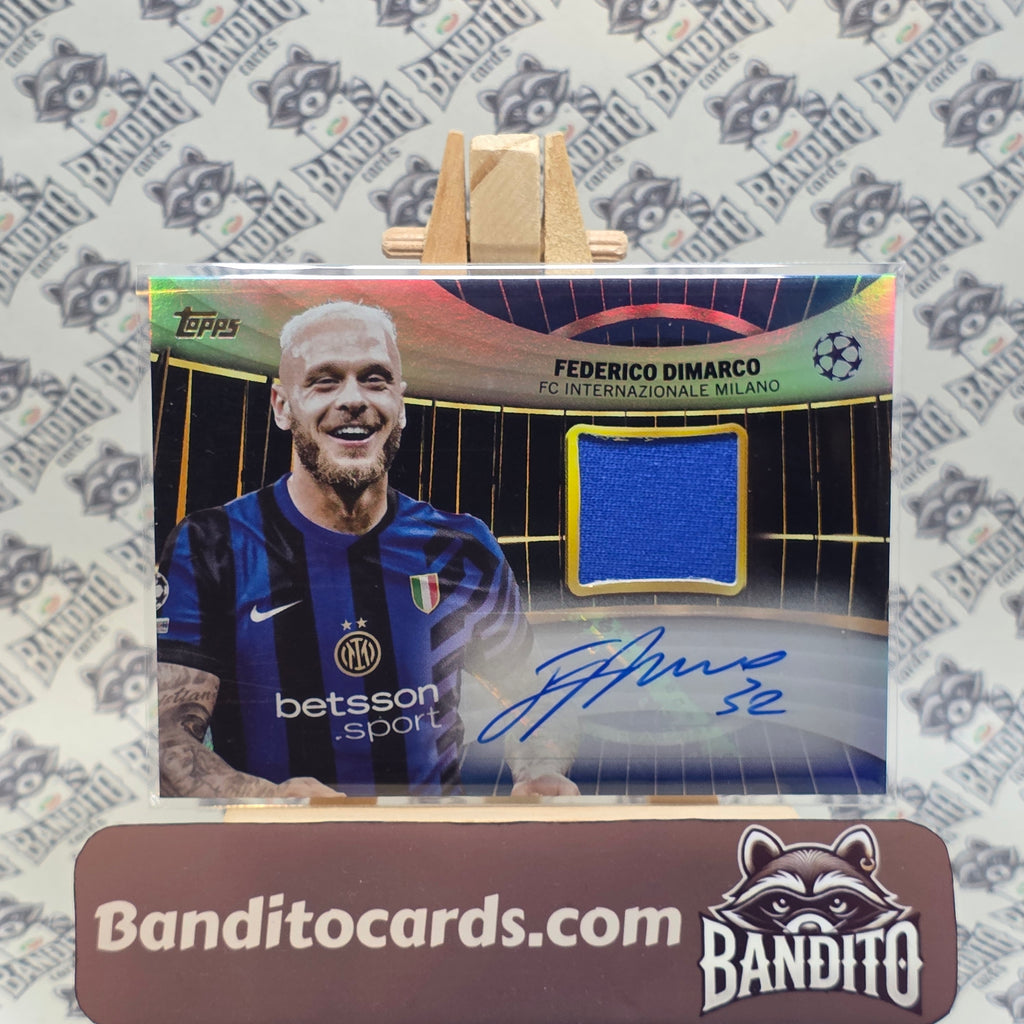 2024-25 Topps UCC Flagship Federico Dimarco Patch auto /99 - Inter