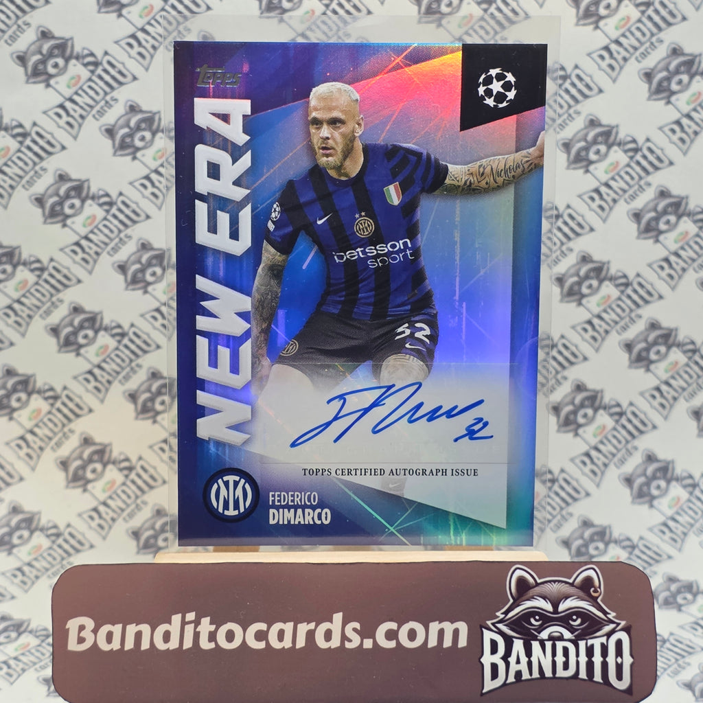 2024-25 Topps UCC Flagship Federico Dimarco auto New Era - Inter