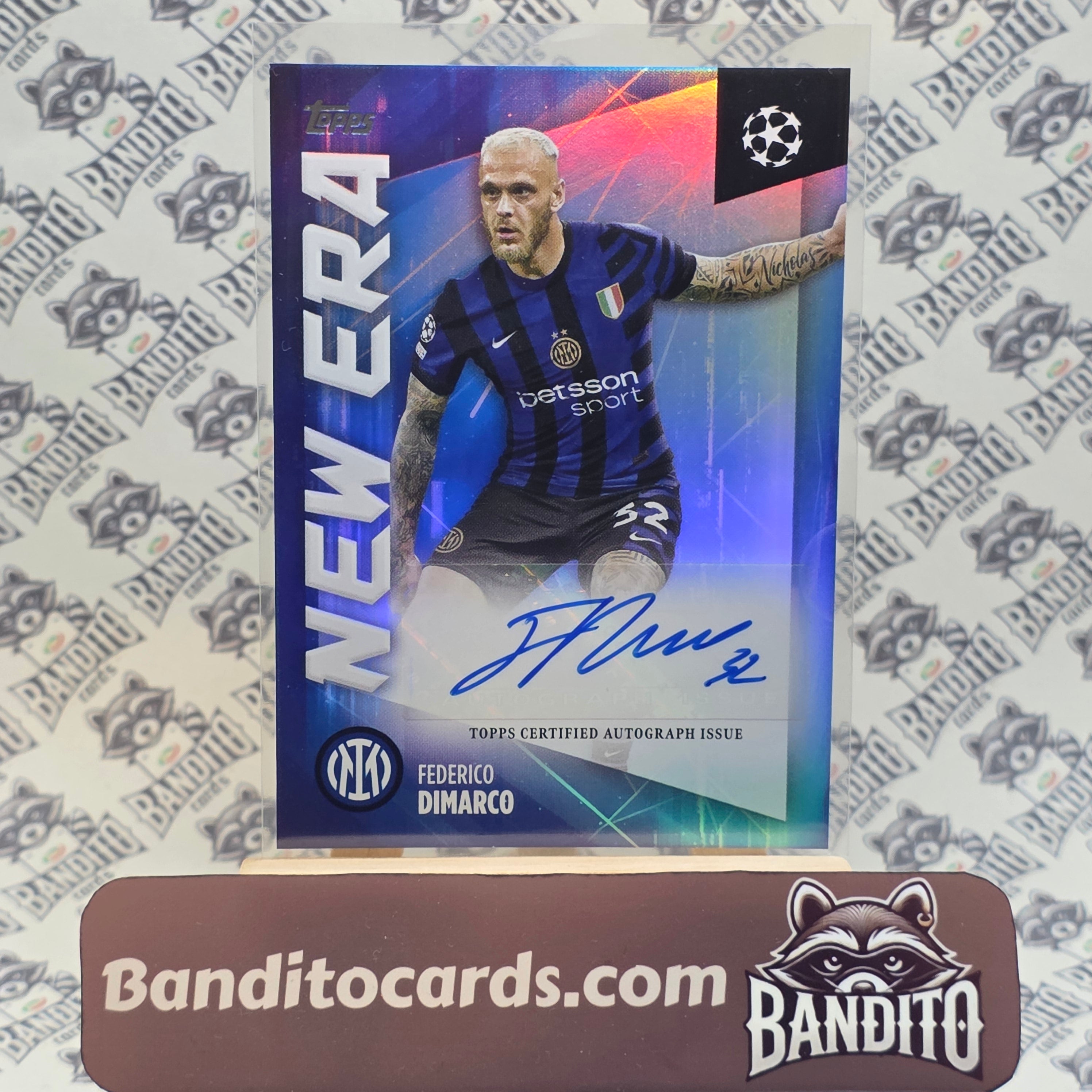 2024-25 Topps UCC Flagship Federico Dimarco auto New Era - Inter