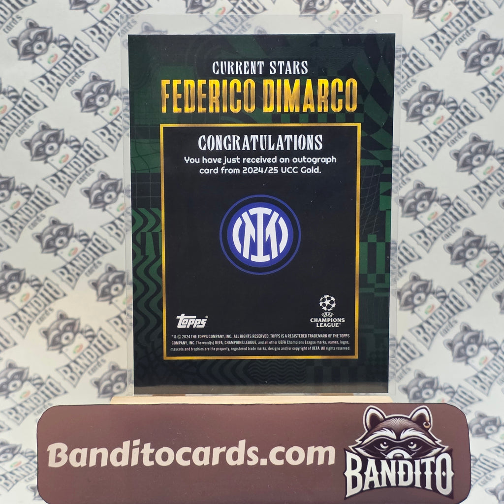 2024-25 Topps Gold Federico Dimarco  auto /99 - Inter