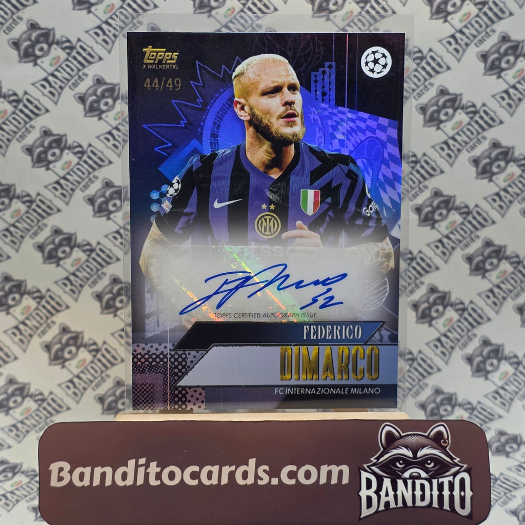 2024-25 Topps Gold Federico Dimarco  auto /49 - Inter