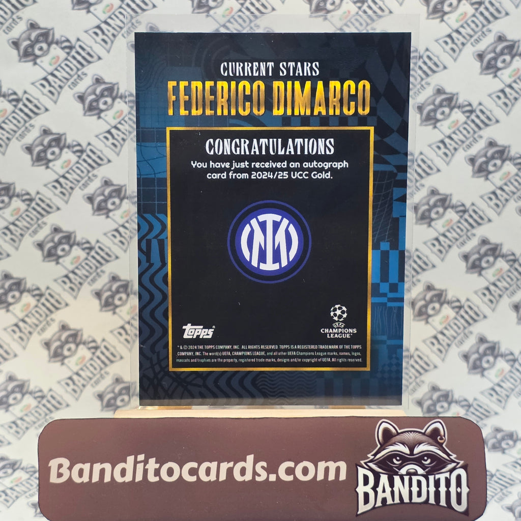 2024-25 Topps Gold Federico Dimarco  auto /49 - Inter