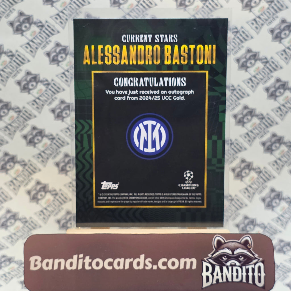 2024-25 Topps Gold Alessandro Bastoni auto /99 - Inter