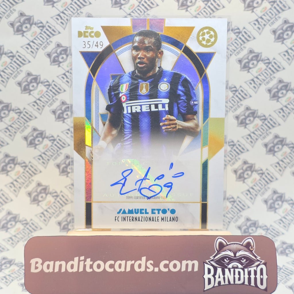 2024-25 Topps Deco Samuel Eto'o Auto / 49 - Inter