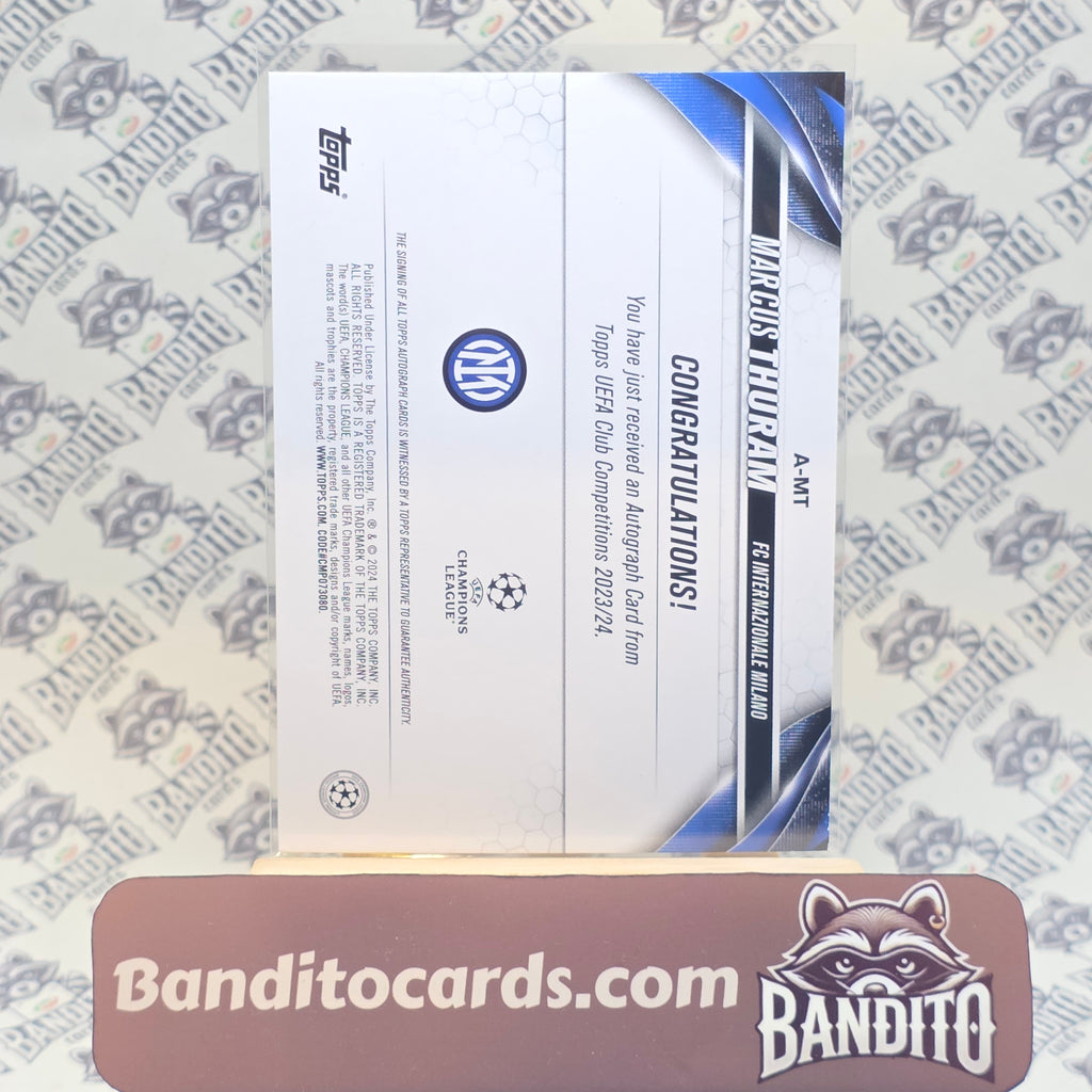 2024-25 Topps Uefa Marcus Thuram Auto - Inter