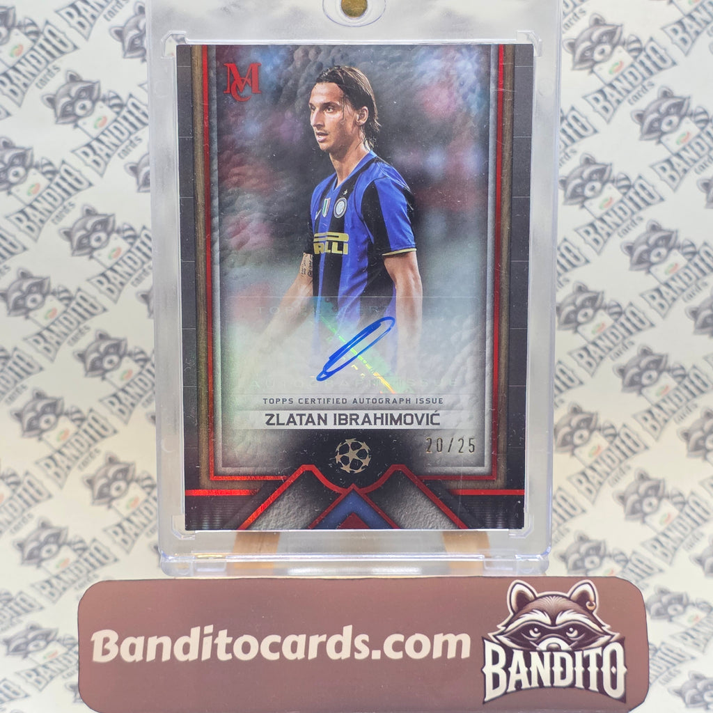 2023-24 Topps Museum Zlatan Ibrahimovic Auto /25 - Inter