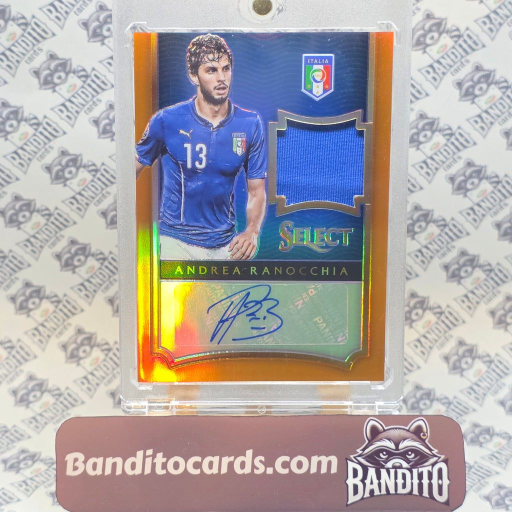2015-16 Panini Select Andrea Ranocchia Patch auto /99 - Italy