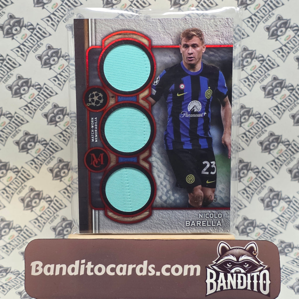 2023-24 Topps Museum Nicolo Barella 3x patch /25 - Inter