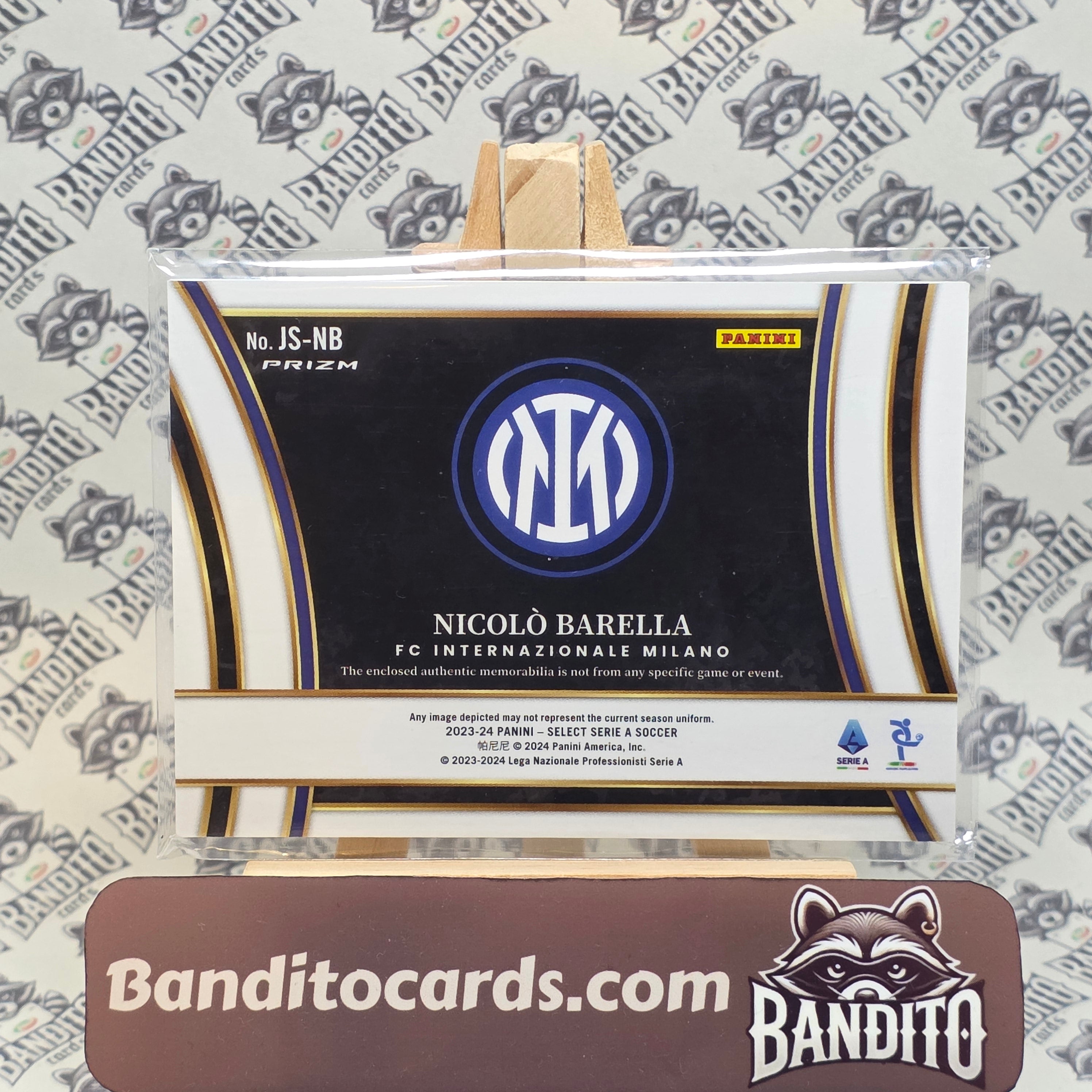 2023-24 Panini Select Nicolo Barella Jumbo patch - Inter
