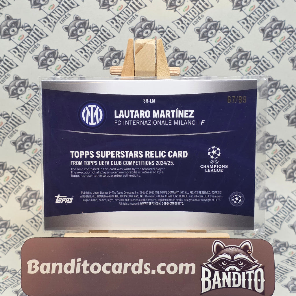 2024-25 Topps UCC Lautaro Martinez patch /99 - Inter