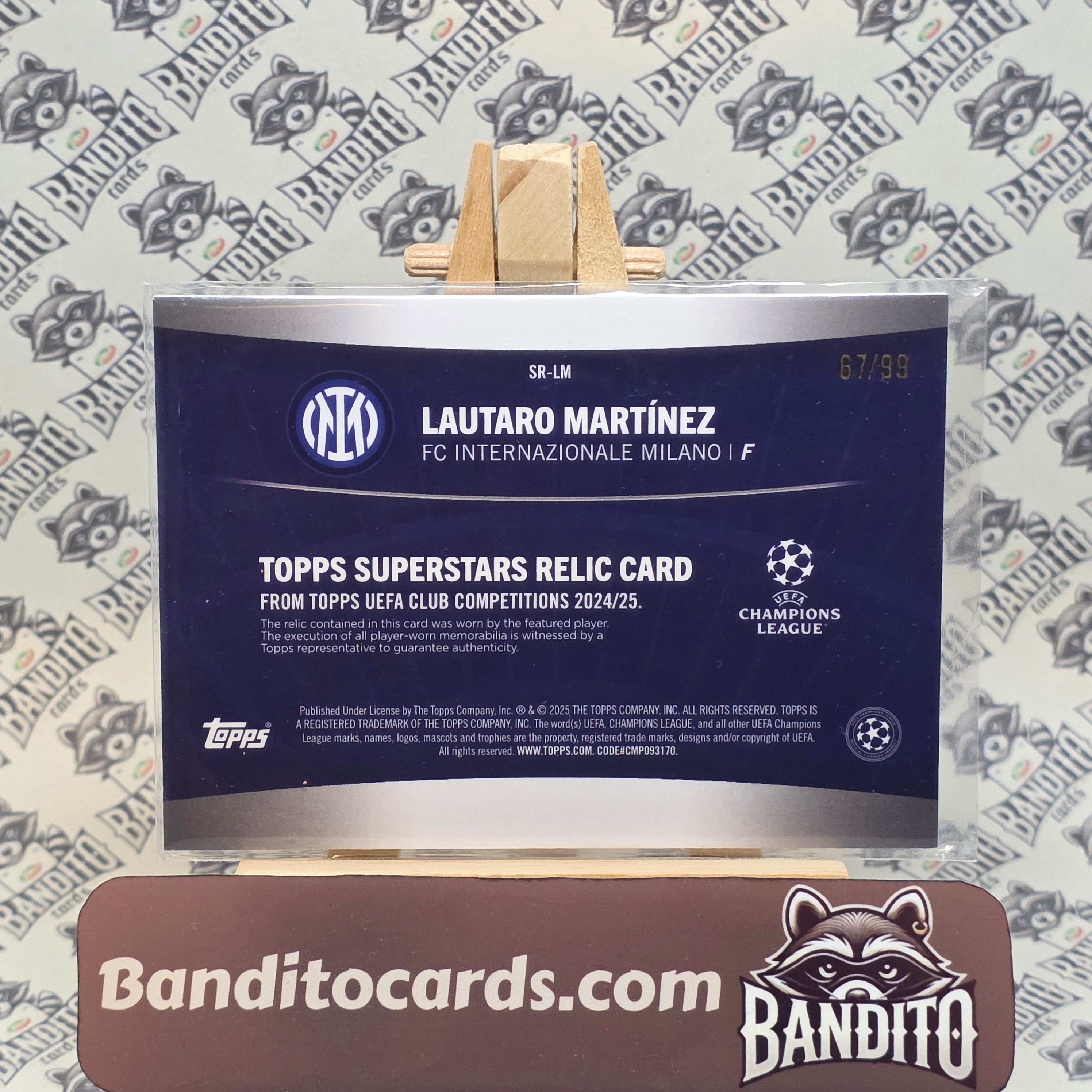 2024-25 Topps UCC Lautaro Martinez patch /99 - Inter