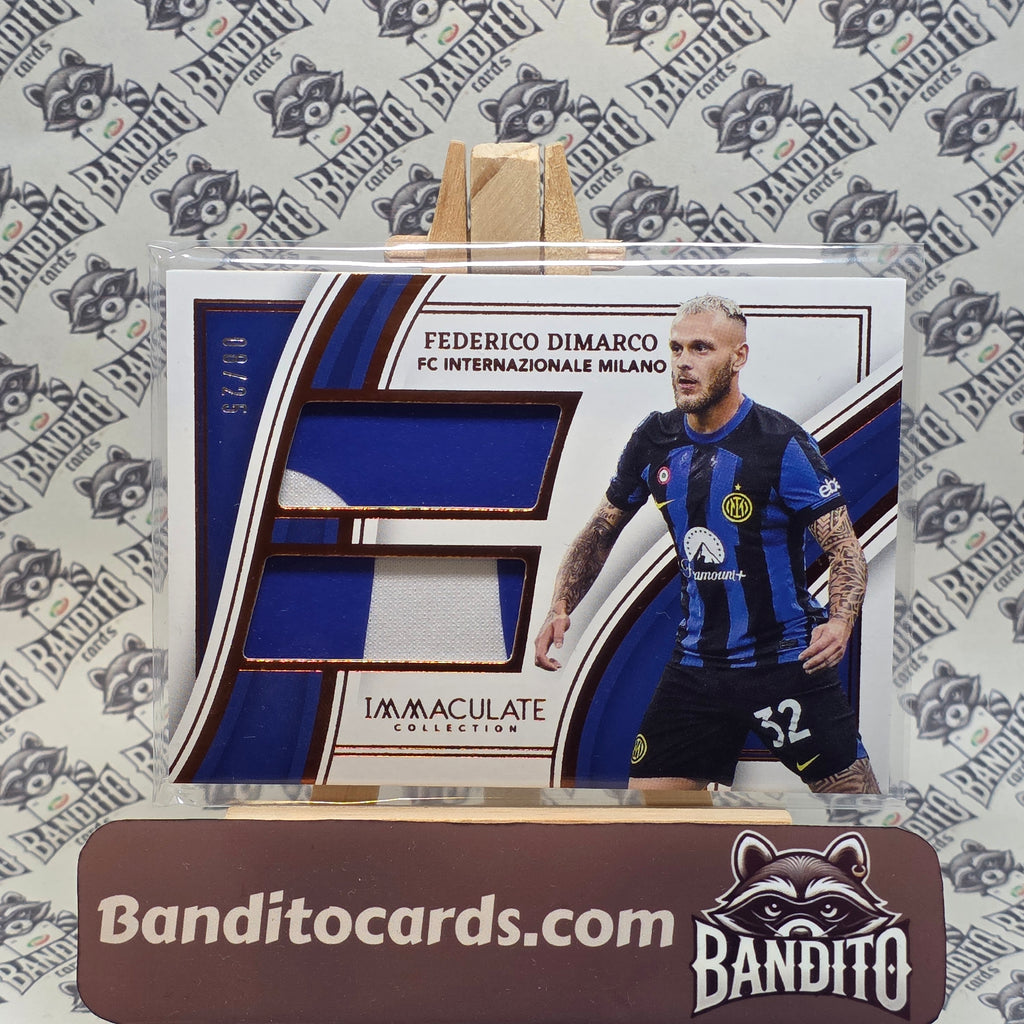2023-24 Panini Immaculate Federico Dimarco patch /25 - Inter