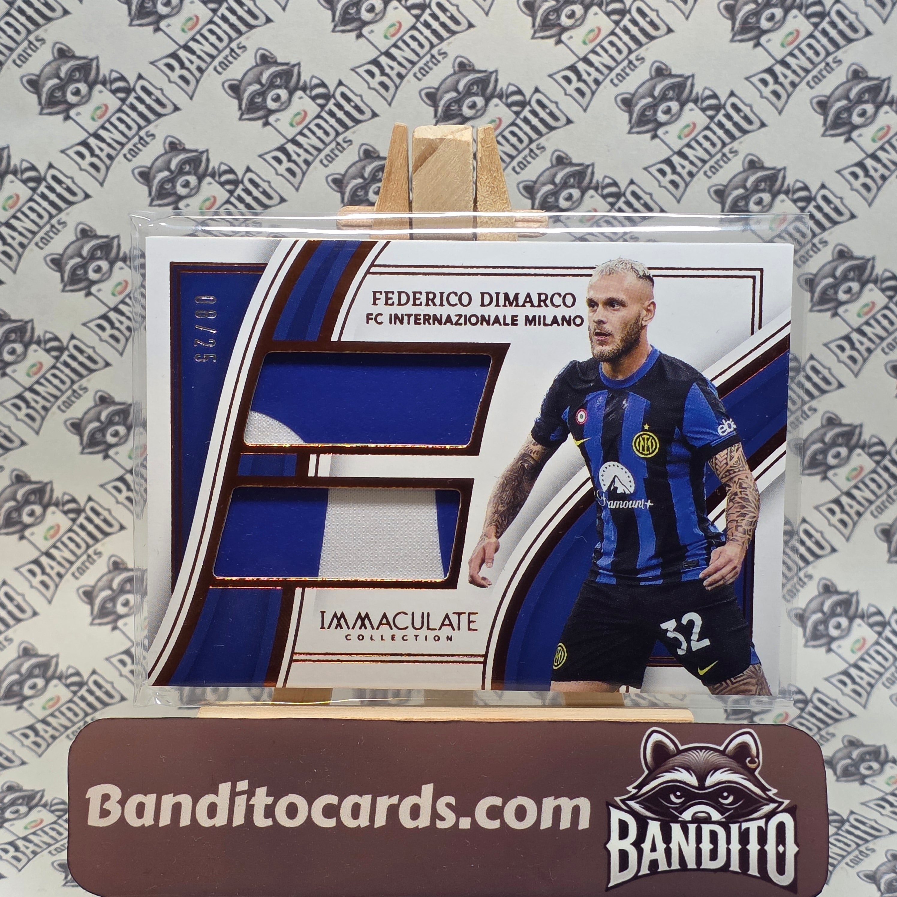 2023-24 Panini Immaculate Federico Dimarco patch /25 - Inter