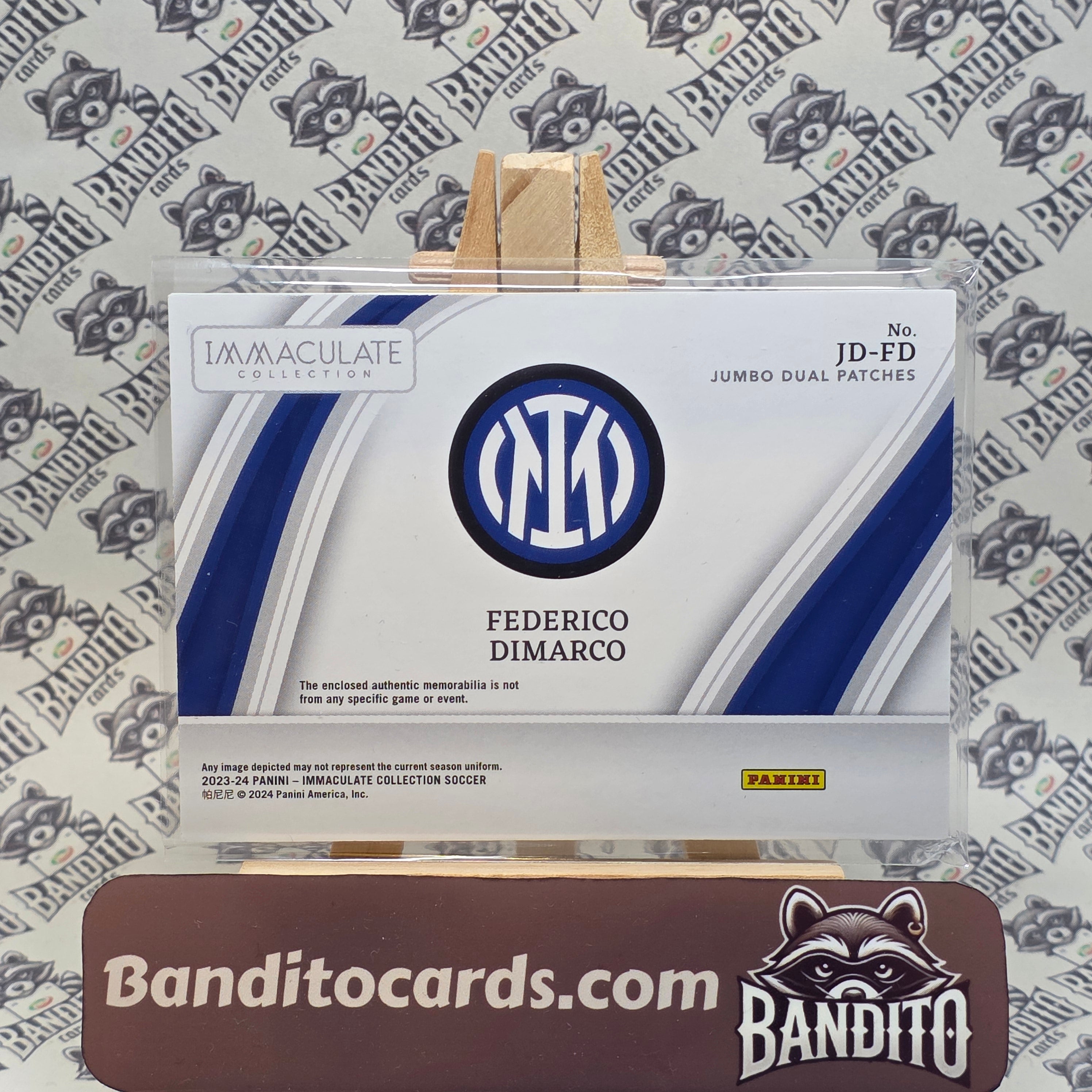 2023-24 Panini Immaculate Federico Dimarco patch /25 - Inter