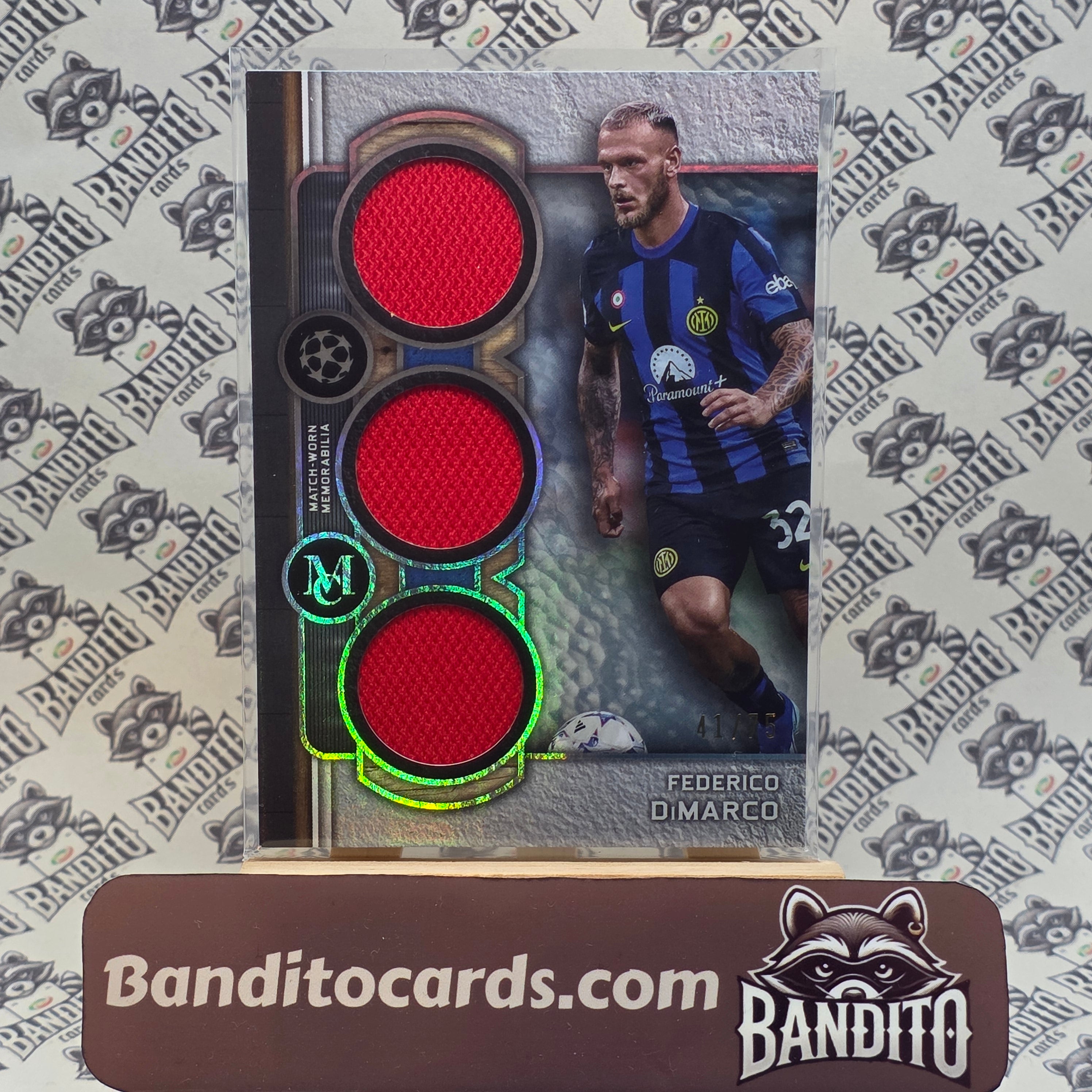2023-24 Topps Museum Federico Dimarco 3x patch /75 - Inter
