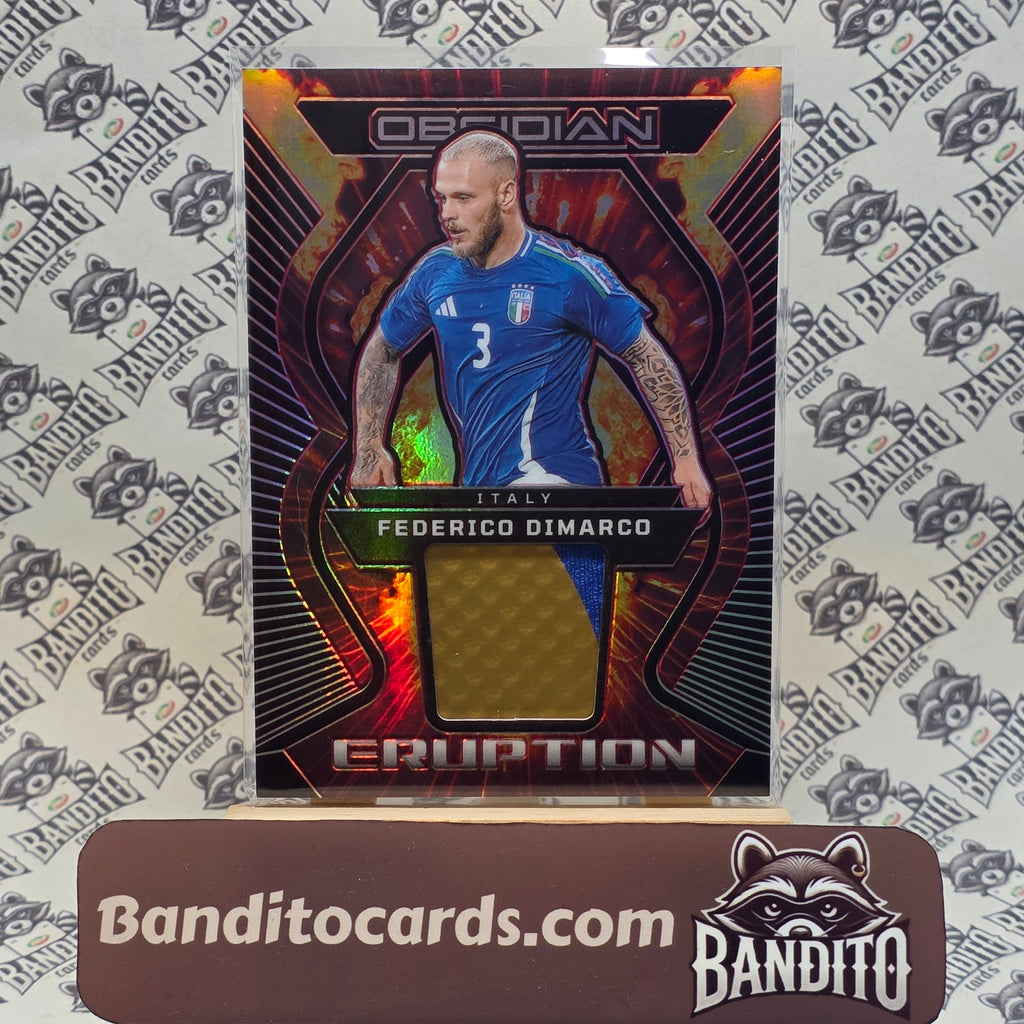 2023-24 Panini Obsidian Federico Dimarco patch 3/25 number match - Italy