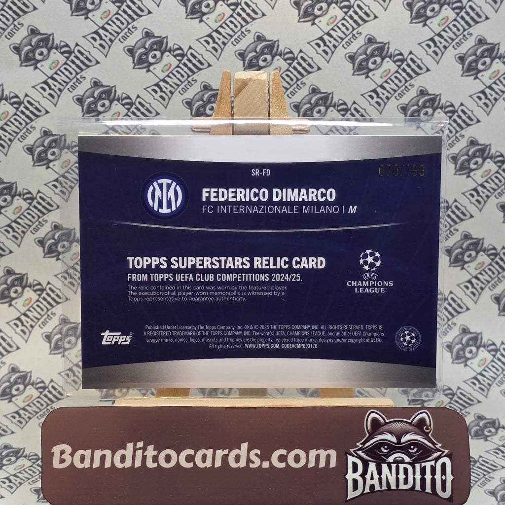 2024-25 Topps UCC Flagship Federico Dimarco patch /199 - Inter