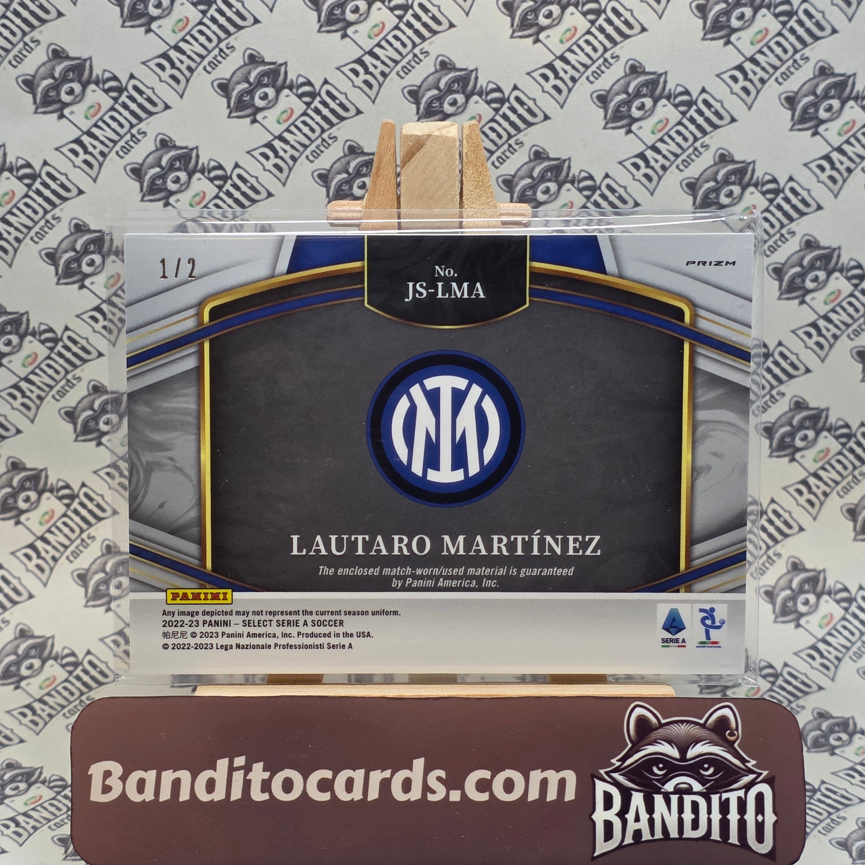 2023-24 Panini Select Serie A Lautaro Martinez patch /2 - Inter