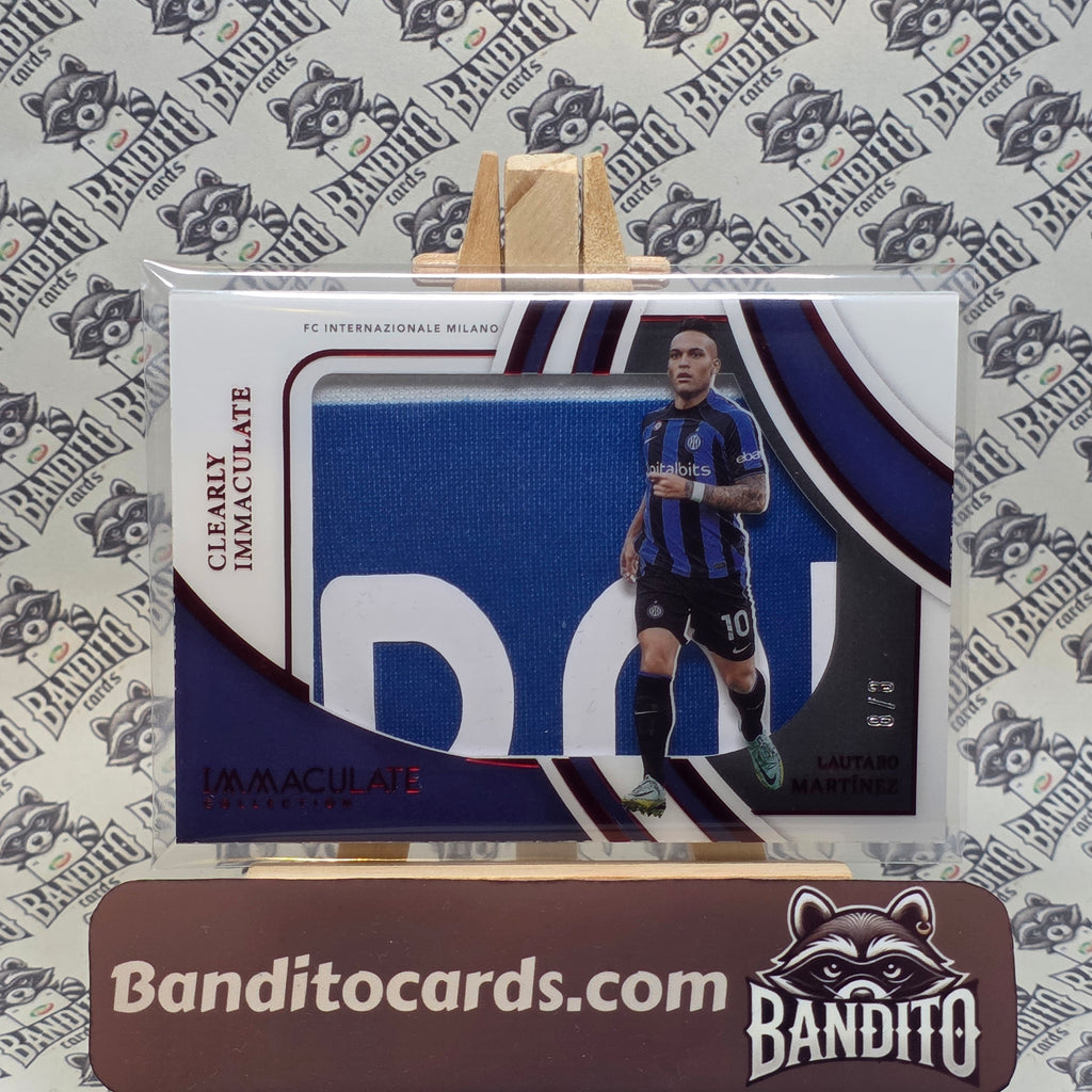 2022-23 Panini Immaculate Lautaro Martinez patch /8 - Inter