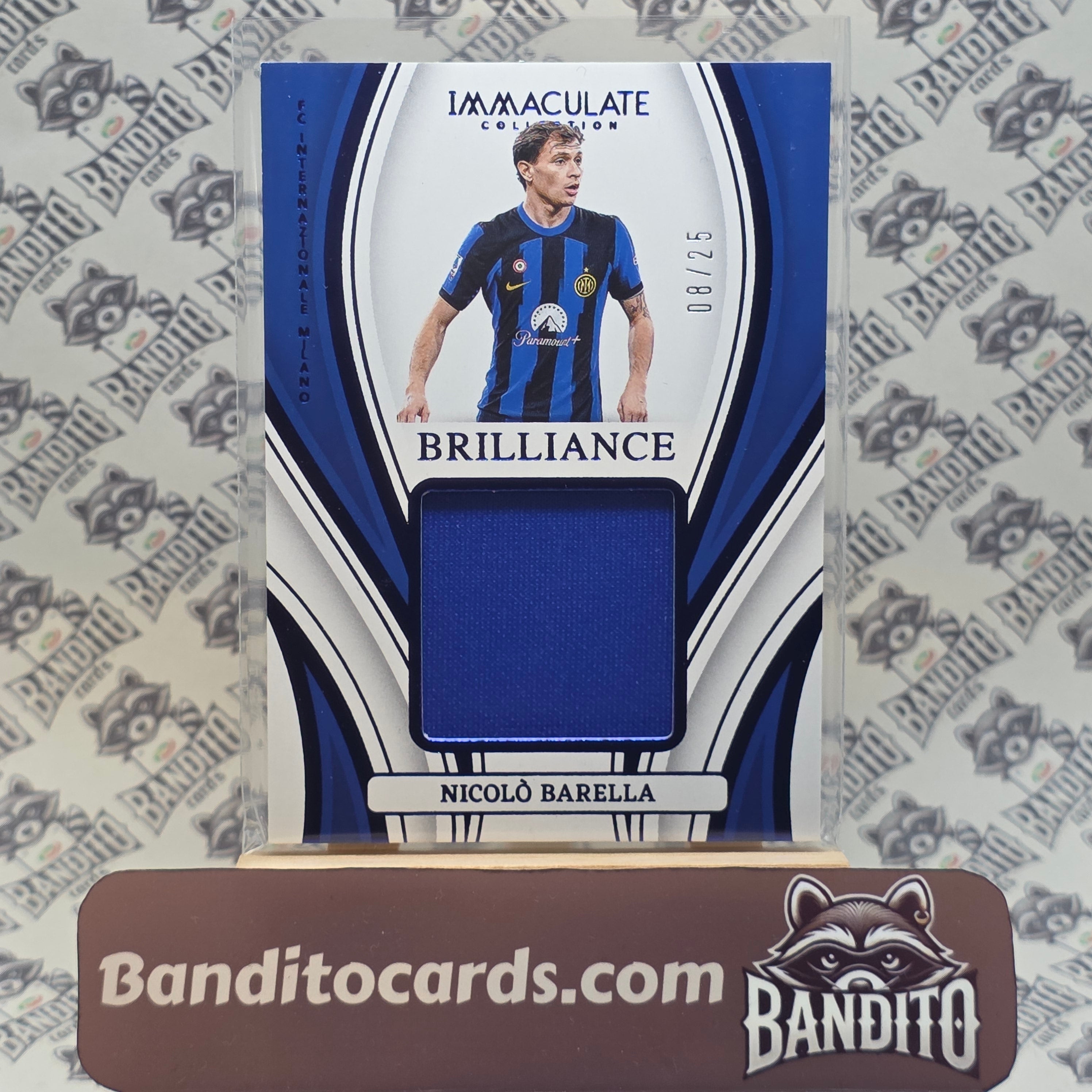 2023-24 Panini Immaculate Nicolo Barella patch /25 - Inter