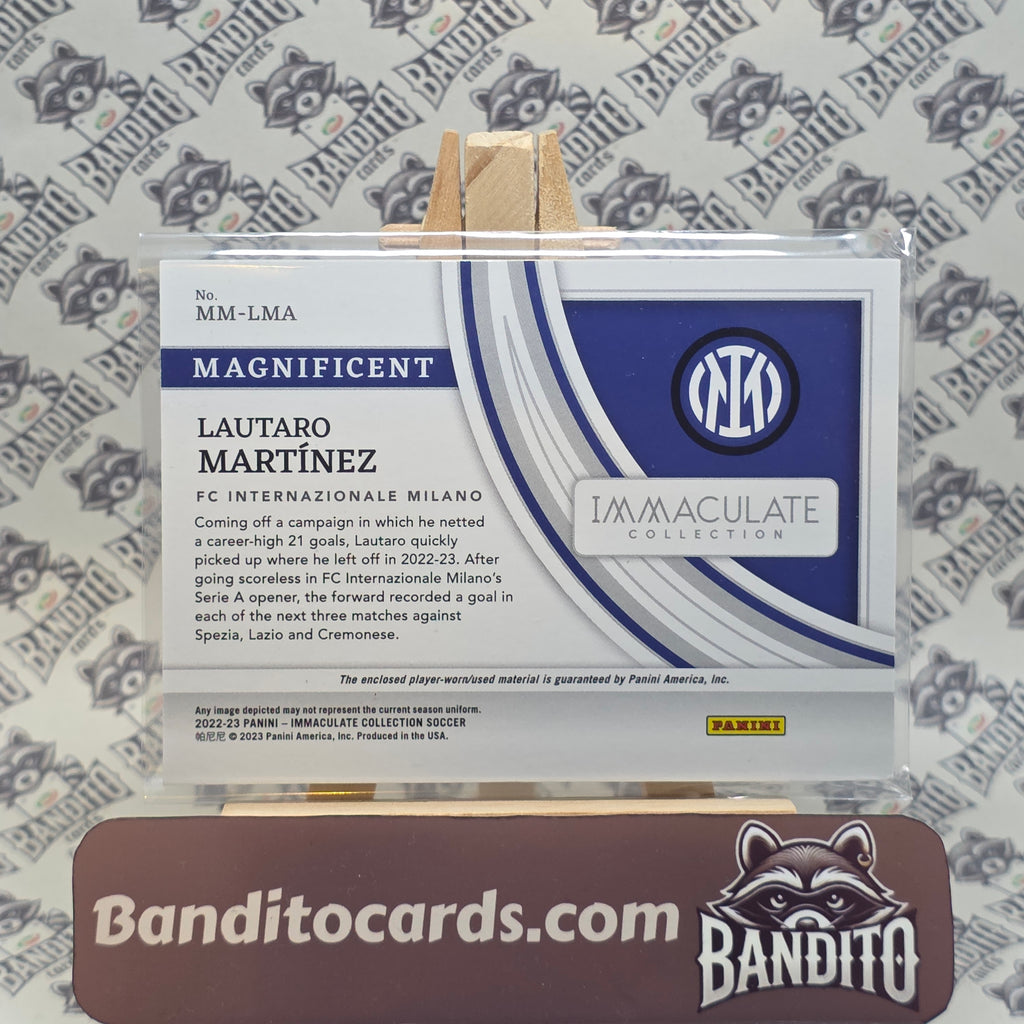 2022-23 Panini Immaculate Lautaro Martinez patch /99 - Inter