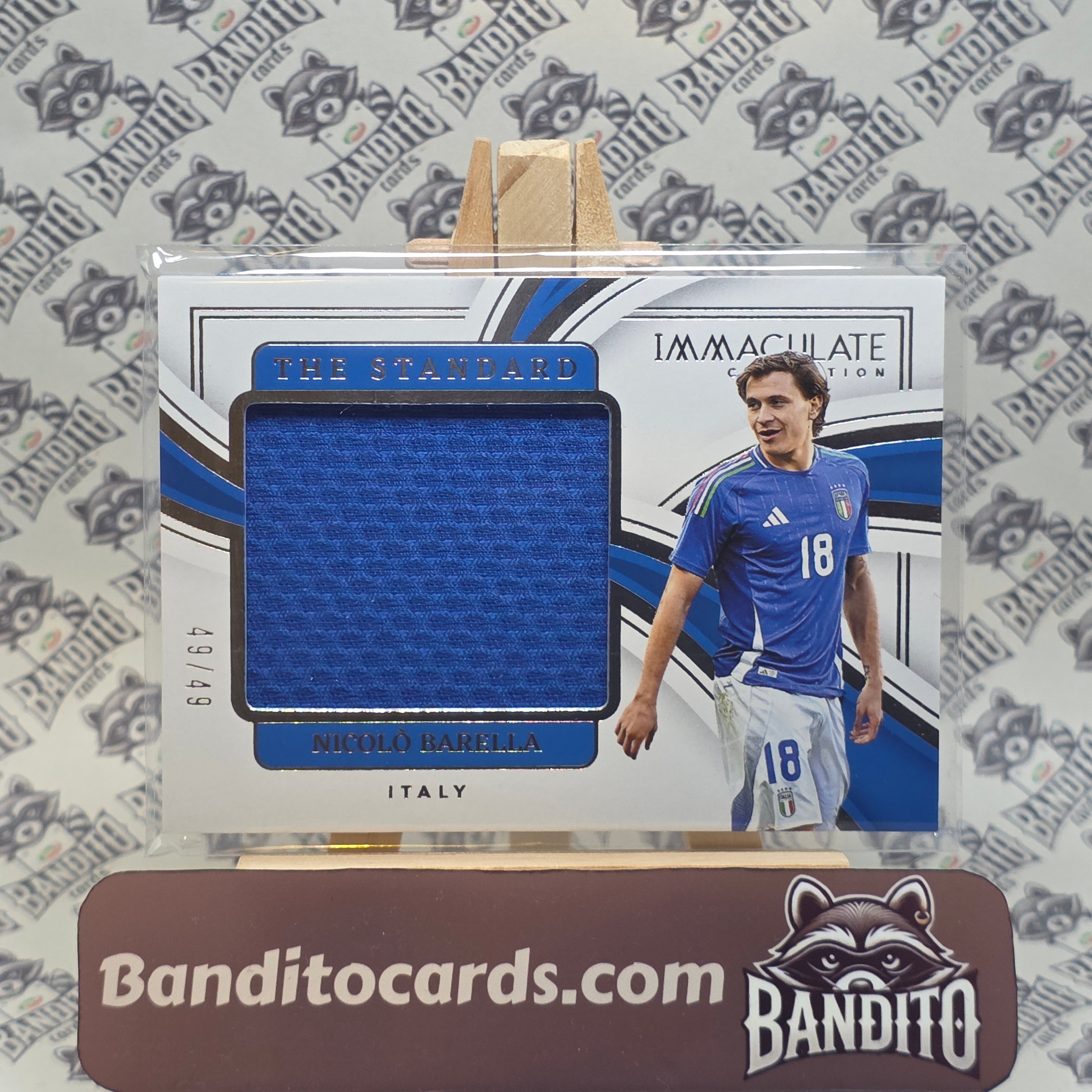 2023-24 Panini Immaculate Nicolo Barella patch /49 - Italy