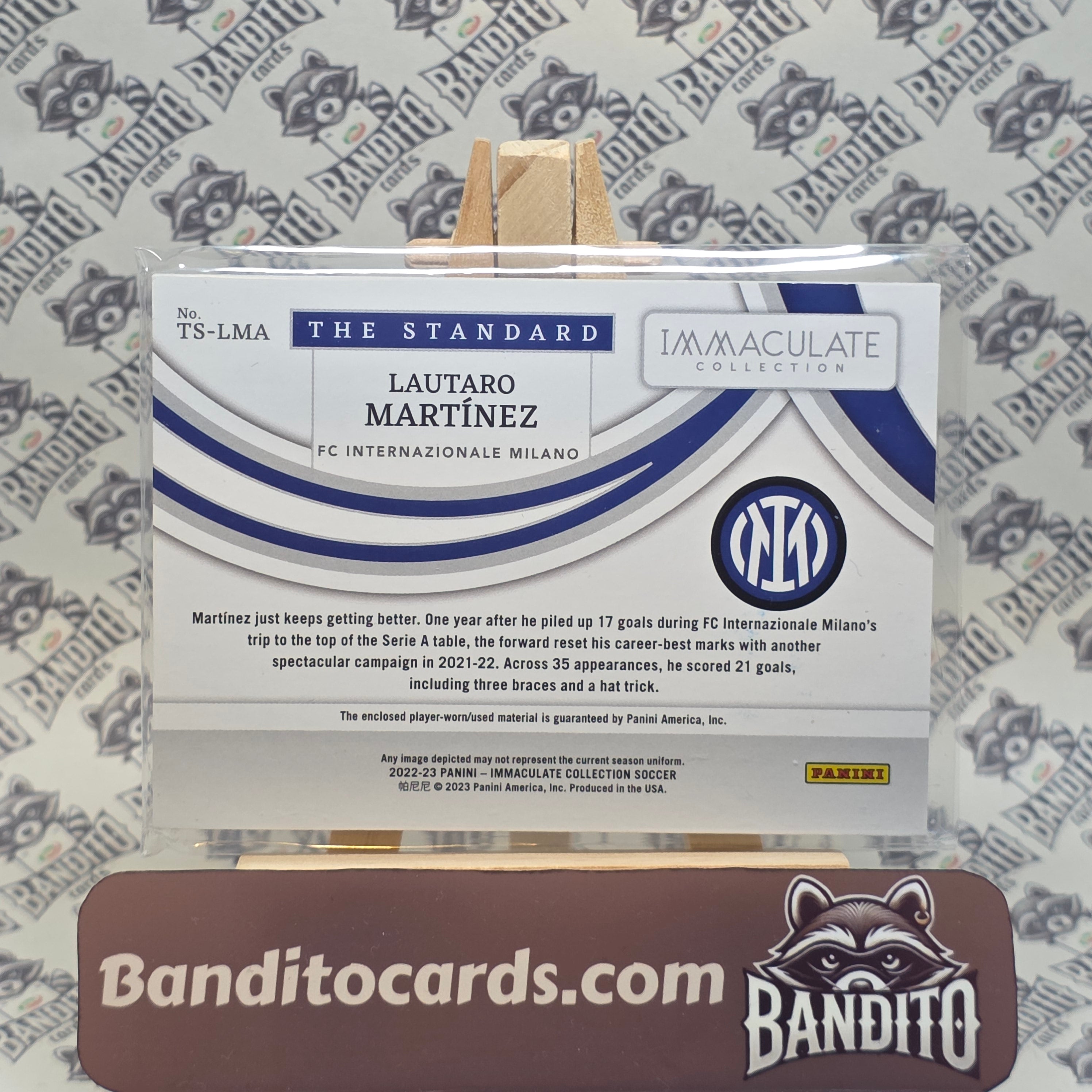 2022-23 Panini Immaculate Lautaro Martinez patch /10 - Inter