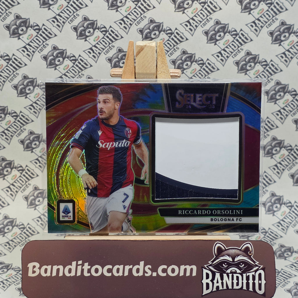 2024-25 Panini Select Serie A Riccardo Orsolini patch /25 - Bologna