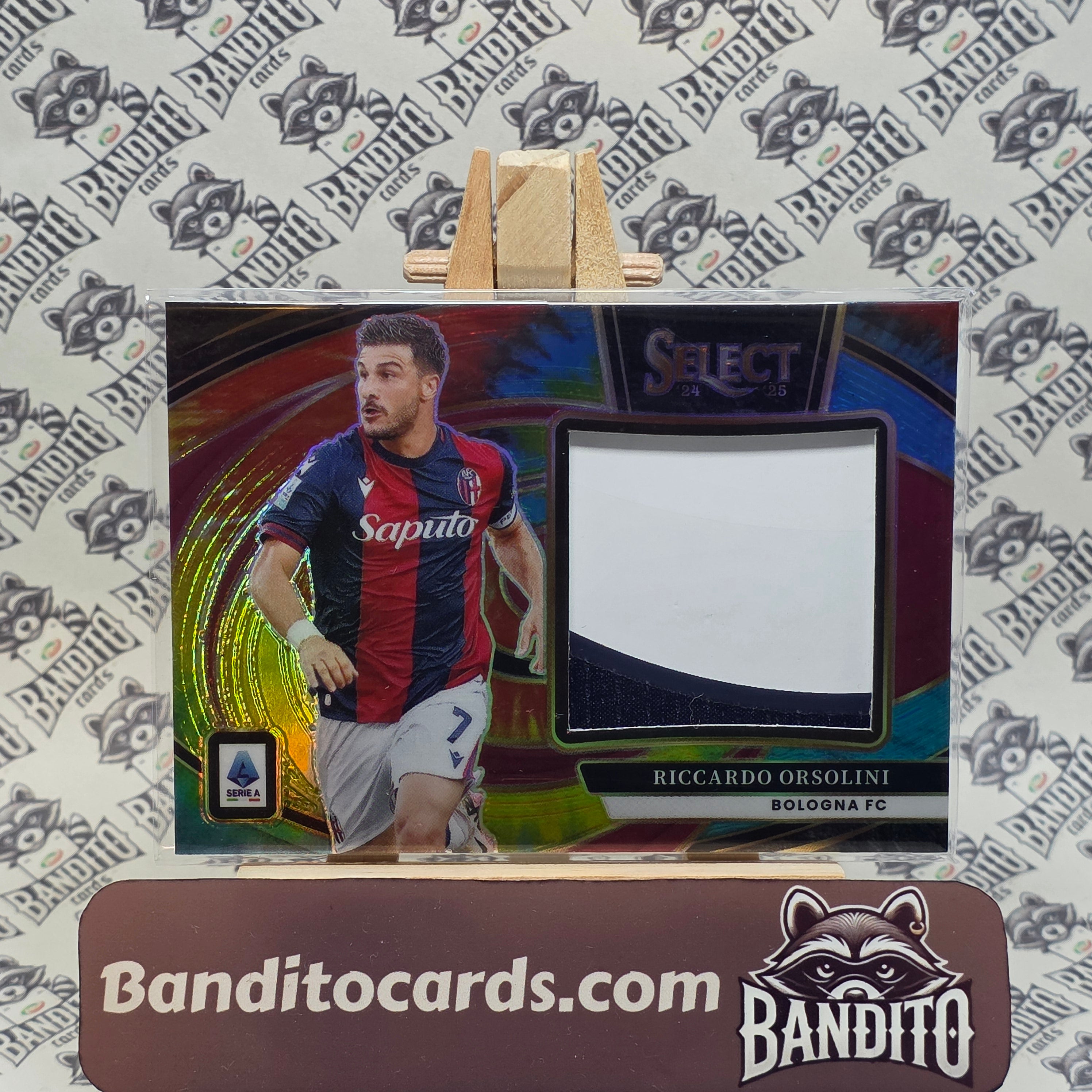 2024-25 Panini Select Serie A Riccardo Orsolini patch /25 - Bologna